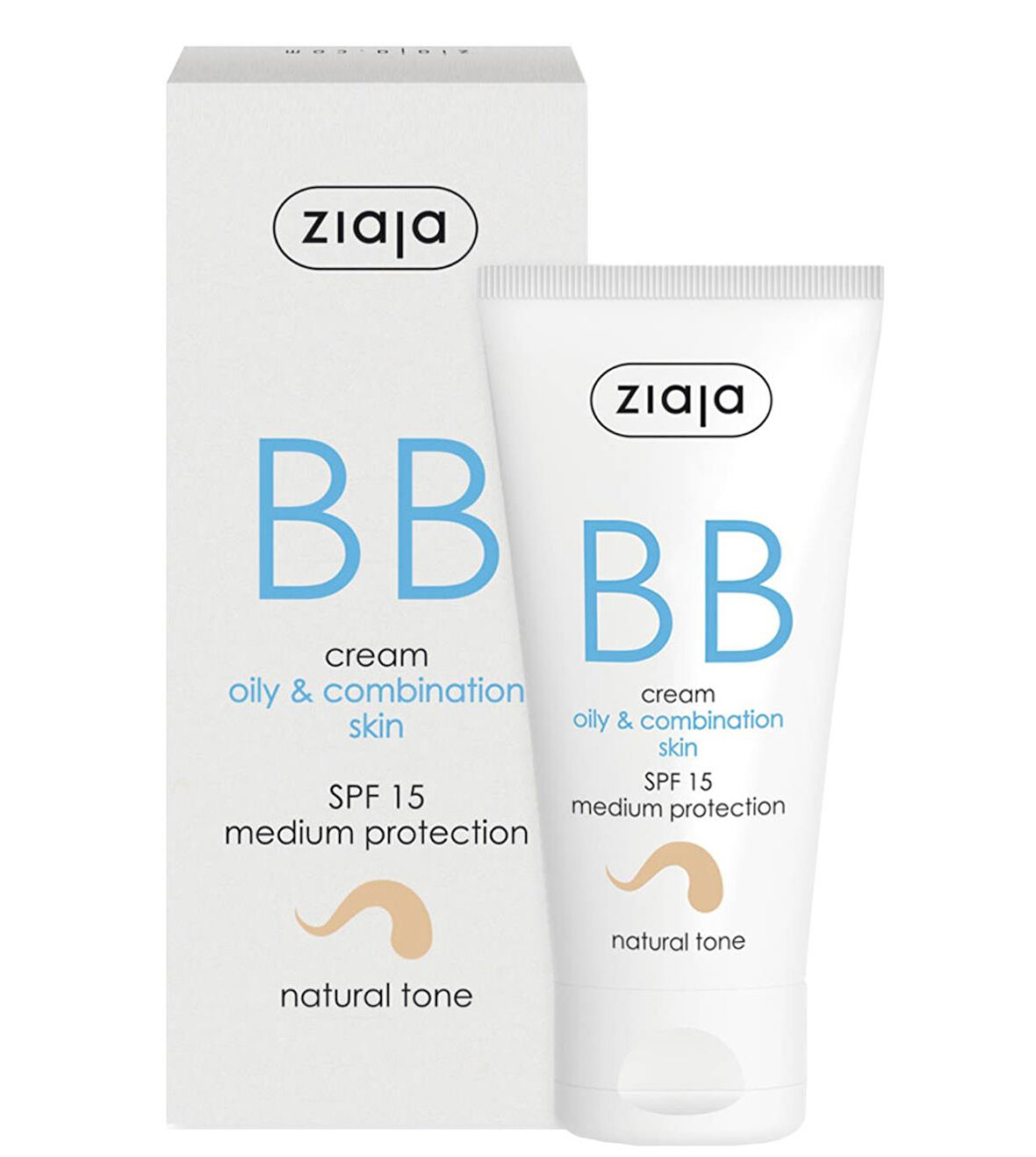 Zıaja Bb Krem Spf15 Natural Ton Yağlı Ciltler 50 Ml