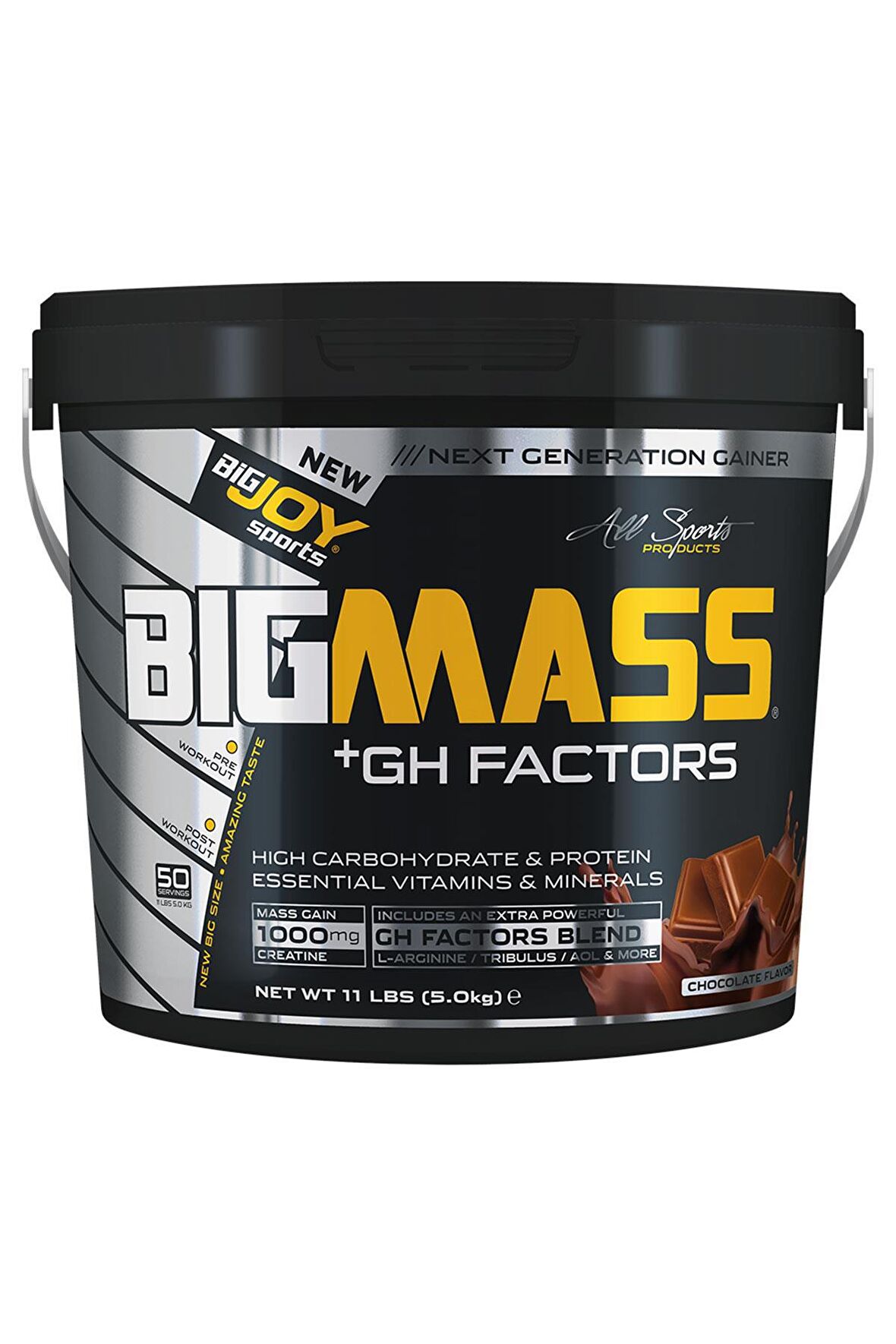 Bigjoy Bigmass Gainer Gh Factors Çikolatalı Karbonhidrat 5000 Gr 