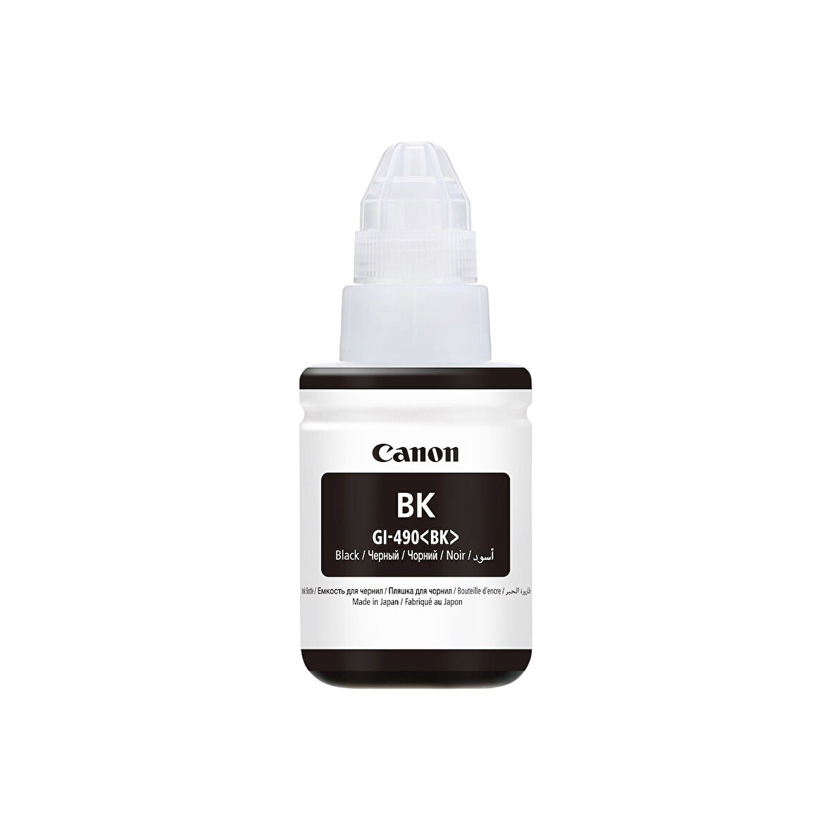 Canon GI-490BK  Kutusuz Siyah Orjinal Mürekkep