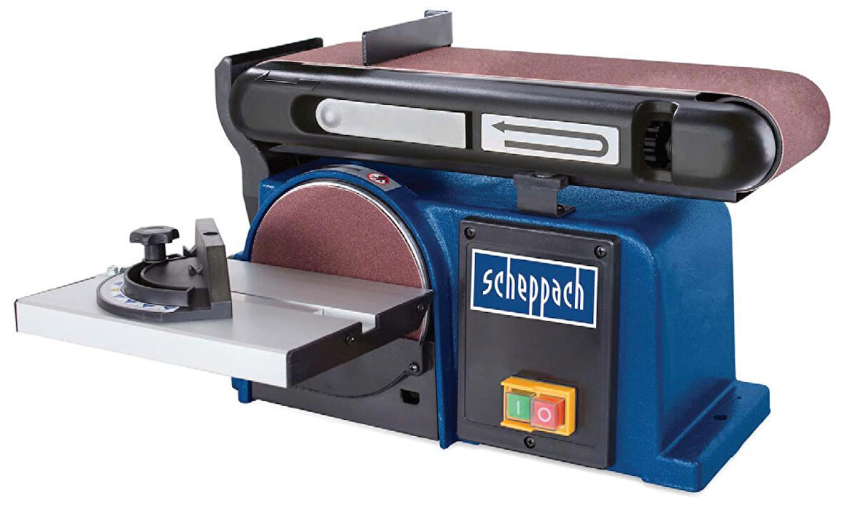 Scheppach BTS900 370W Bant Disk Zımpara Makinası