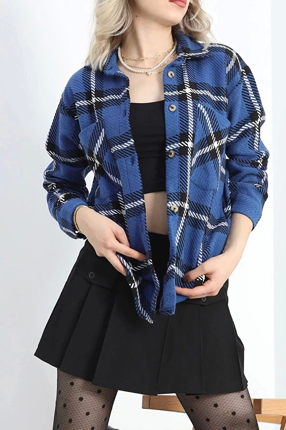 Oduncu Gömlek Saks - 20947.1874.