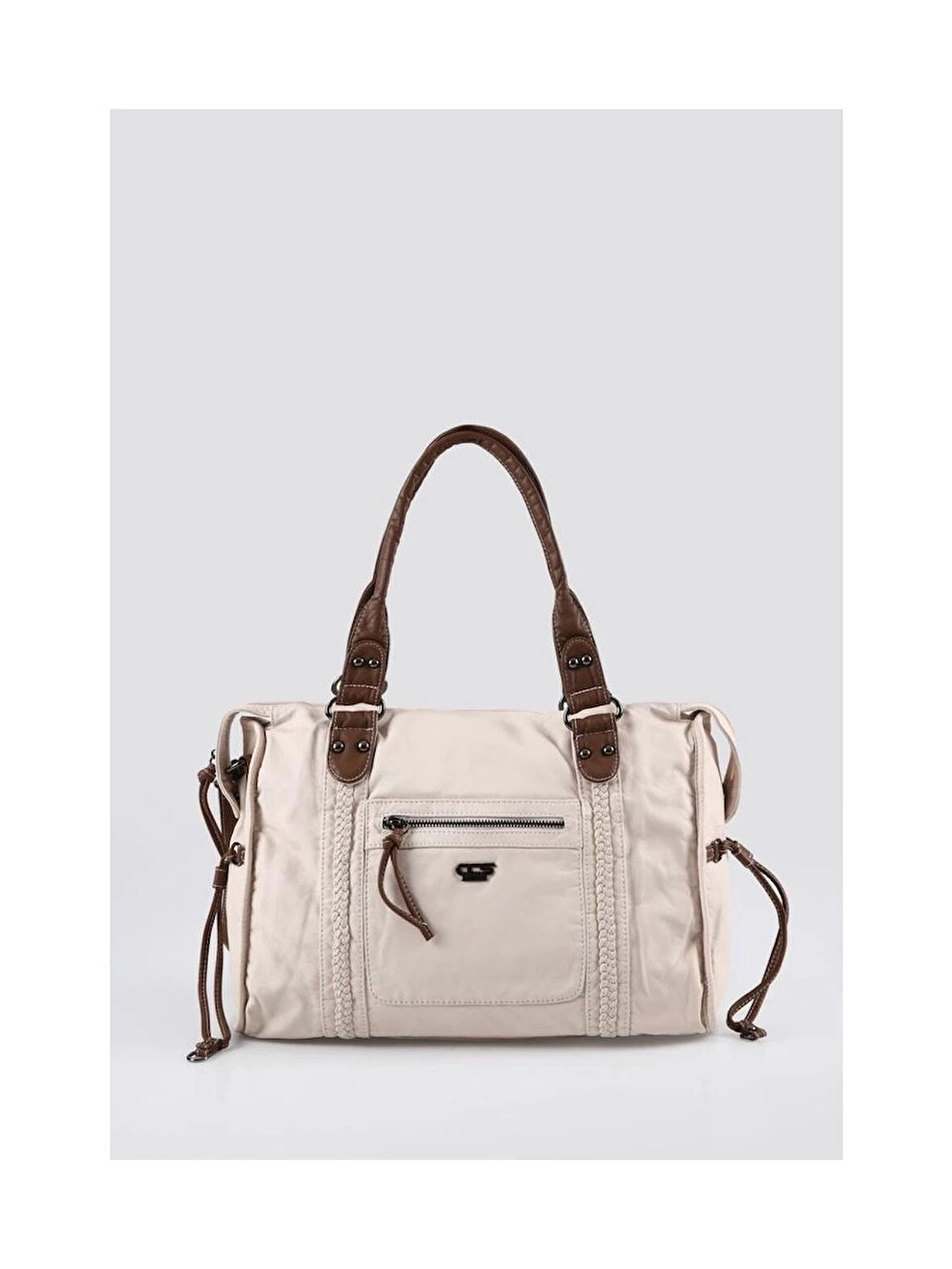 Muert Bej Cilt Omuz Askılı El Çantası