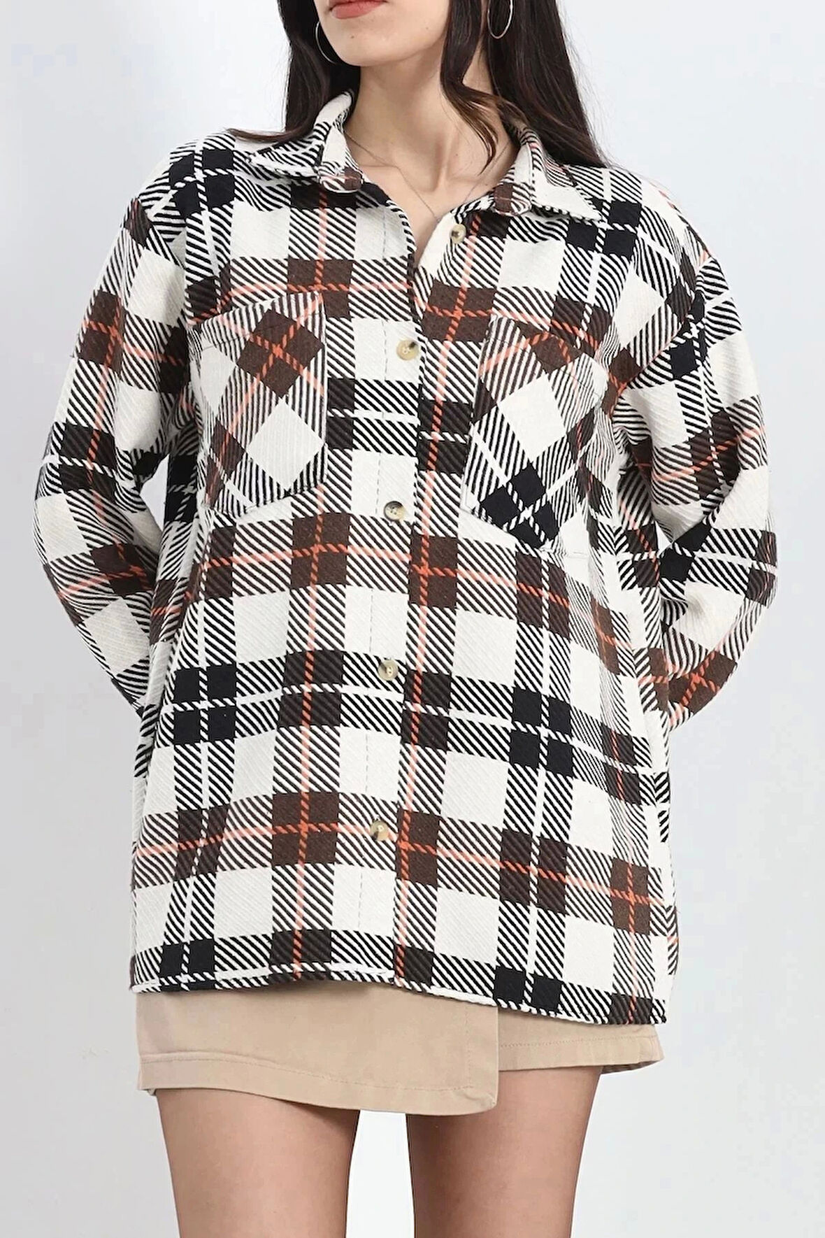 Oduncu Gömlek Kremkahve - 20947.1874.