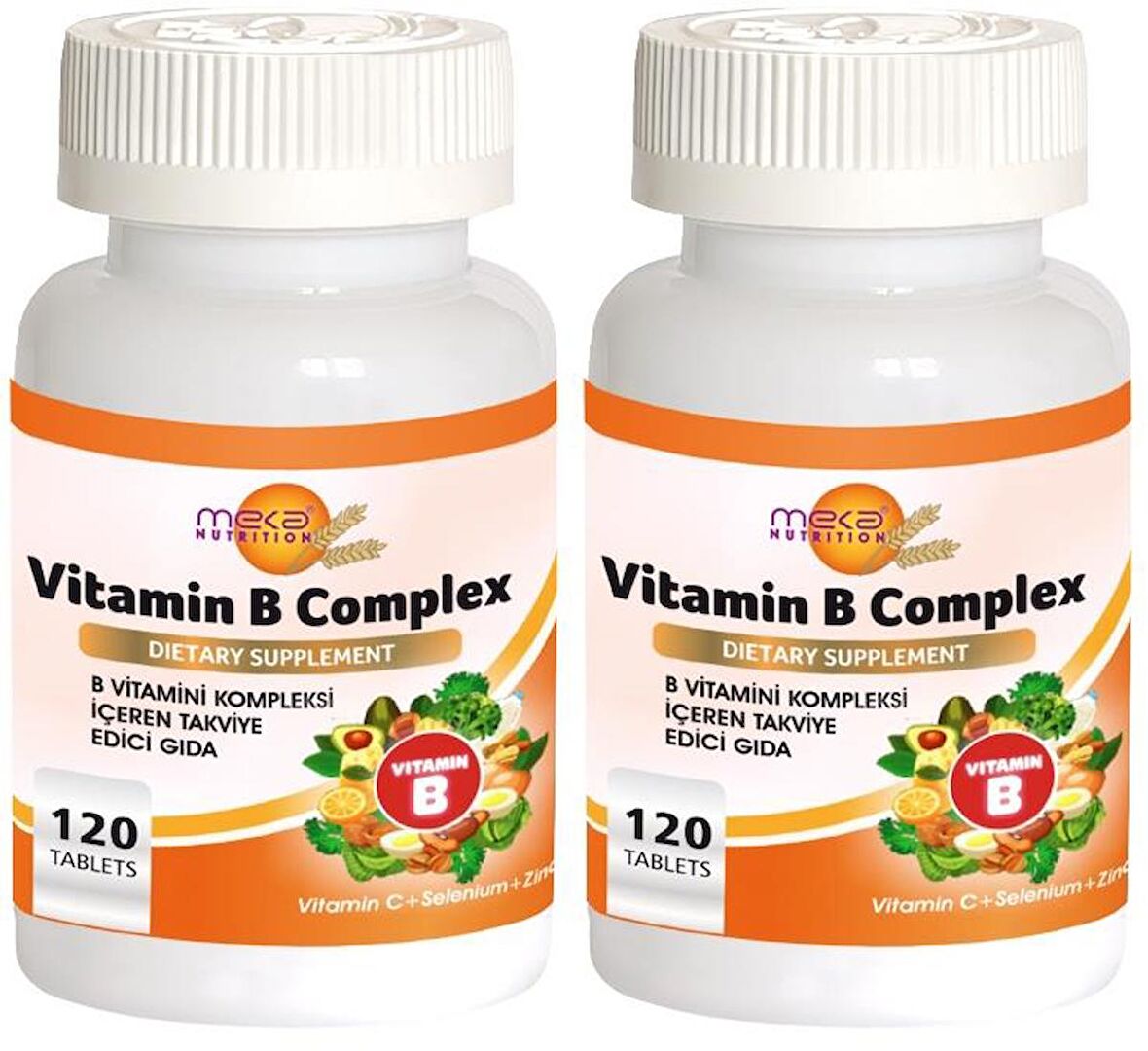 Vitamin B Complex 2x120 Tablet B Vitamini Kompleksi