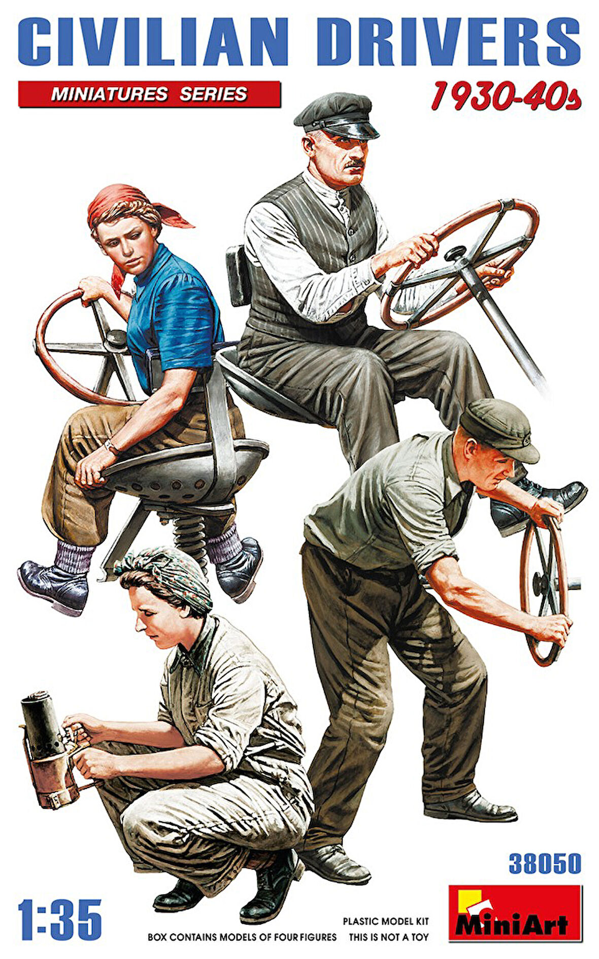 MiniArt 38050 1:35 Sivil Sürücüler (1930-40'lar)