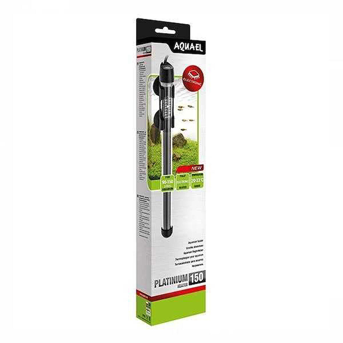 Aquael Glass Heater Platinium Heater Akvaryum Isıtıcısı 150W