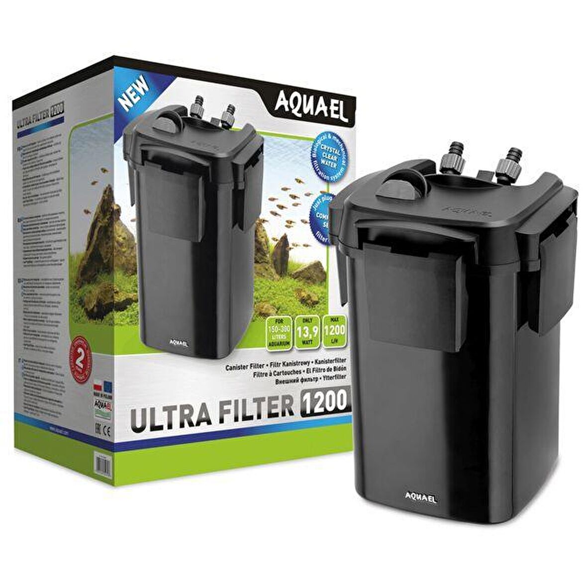 Aquael Ultrafilter 1200 Dış Filtre 1200L/H 13.9W