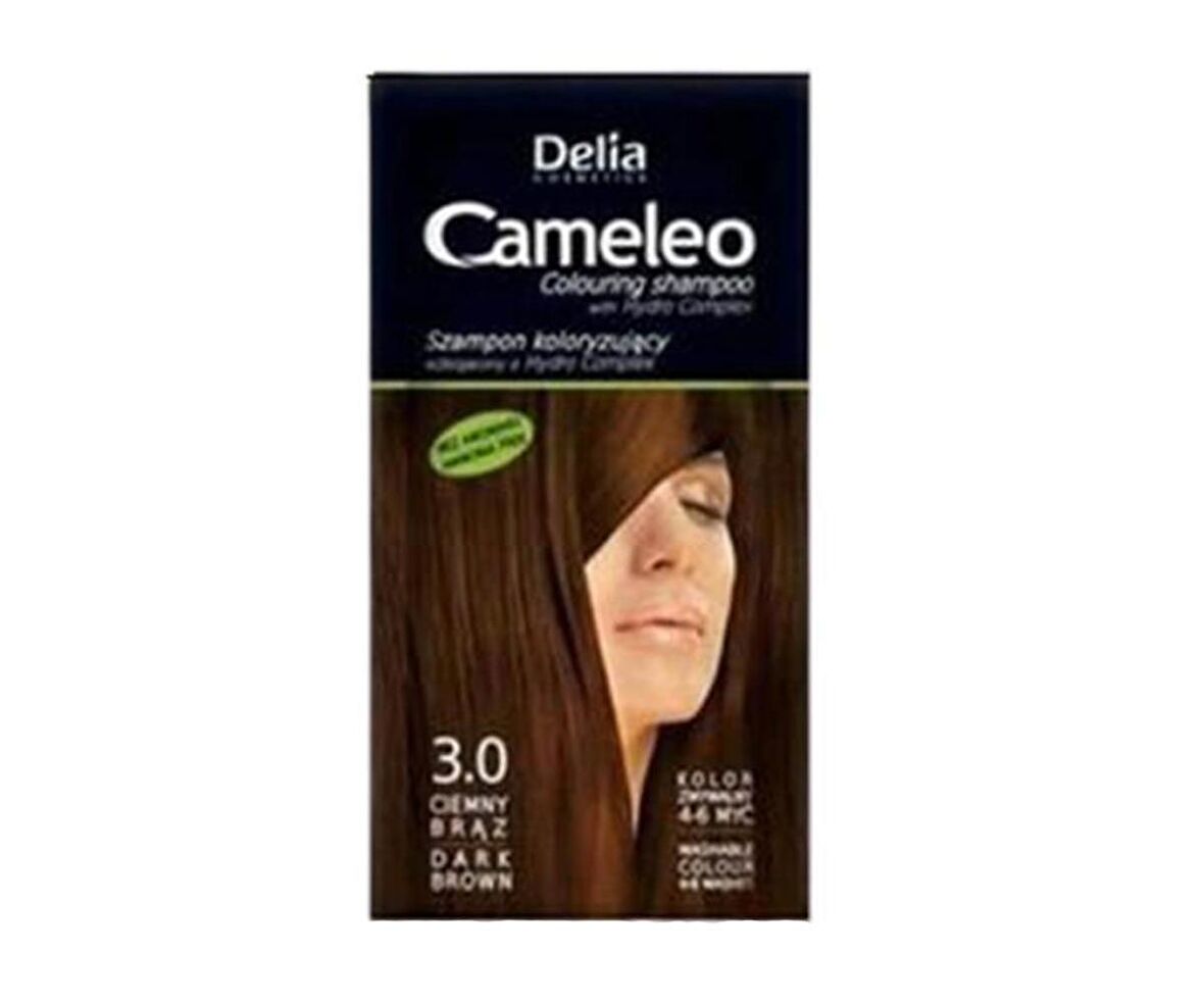 Delia Camelia Saç Renklendirici Şampuan Tek Kullanımlık 3.0 Dark Brown 40 ml