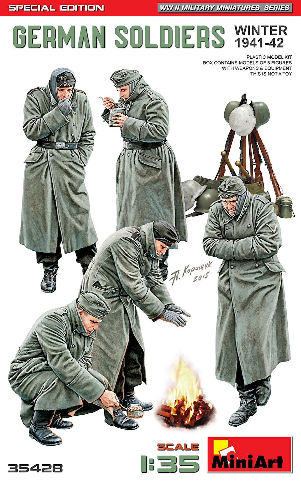 MiniArt 35428 1:35 Alman Askerleri (Kış 1941-42) Özel Baskı