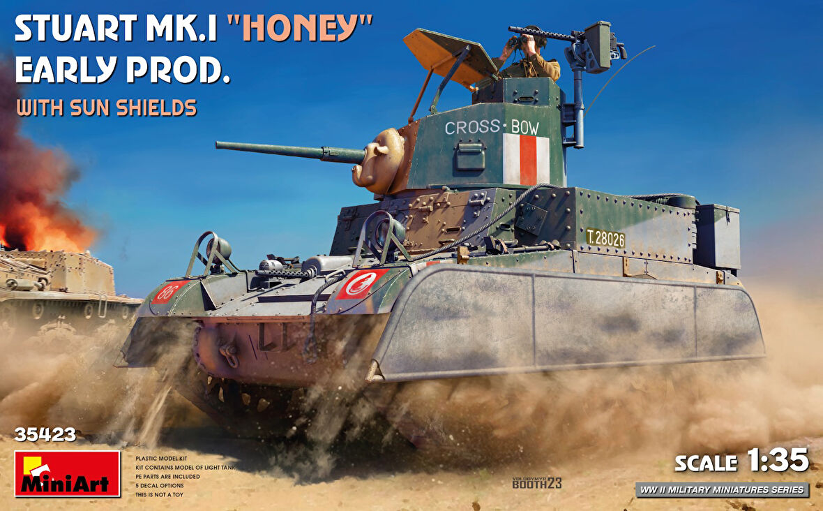 MiniArt 35423 1:35 Stuart Mk.I  "Honey" Tank Maketi