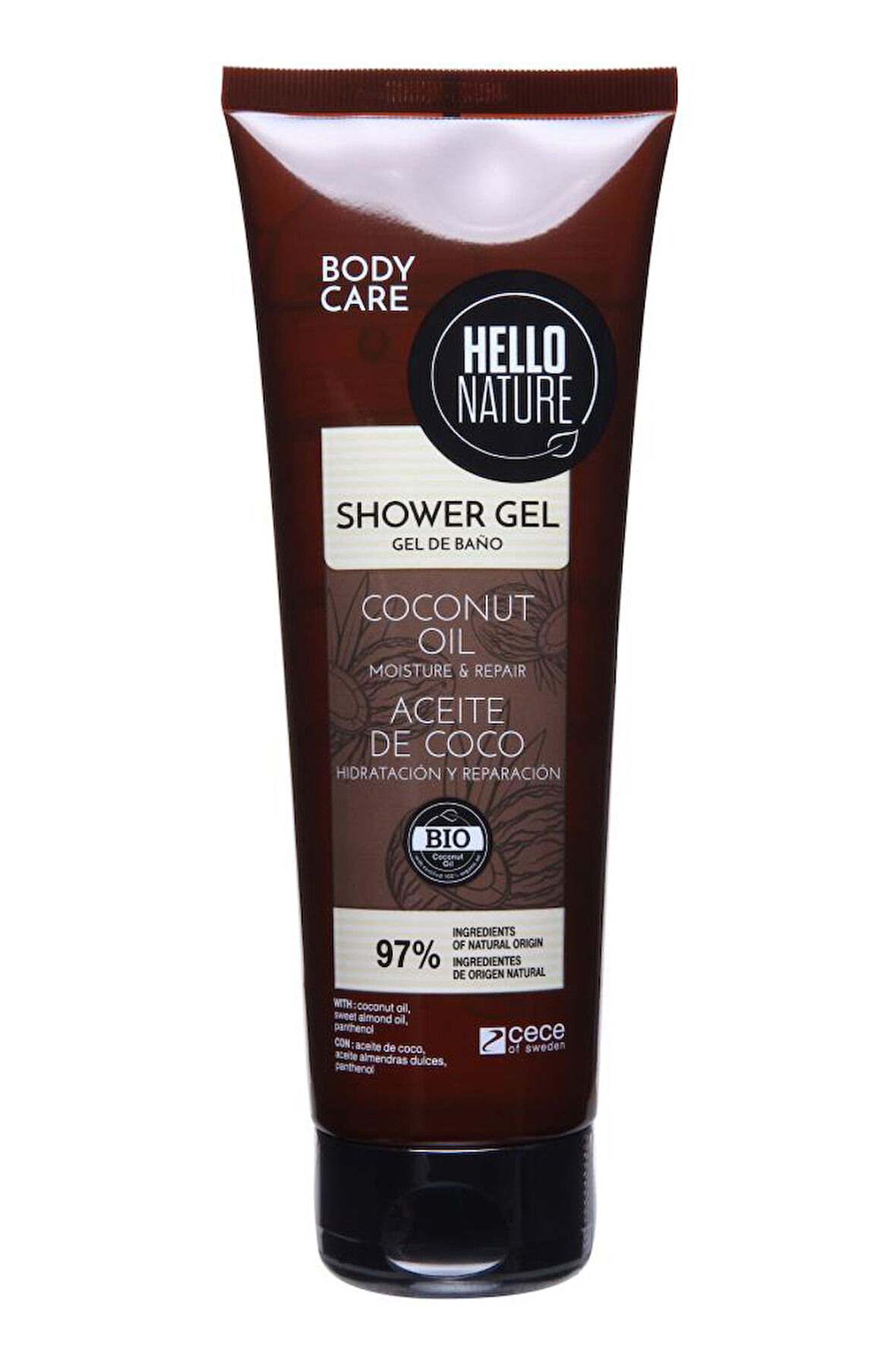 Hello Nature Hindistan Cevizi Yağı Duş Jeli 250 ml