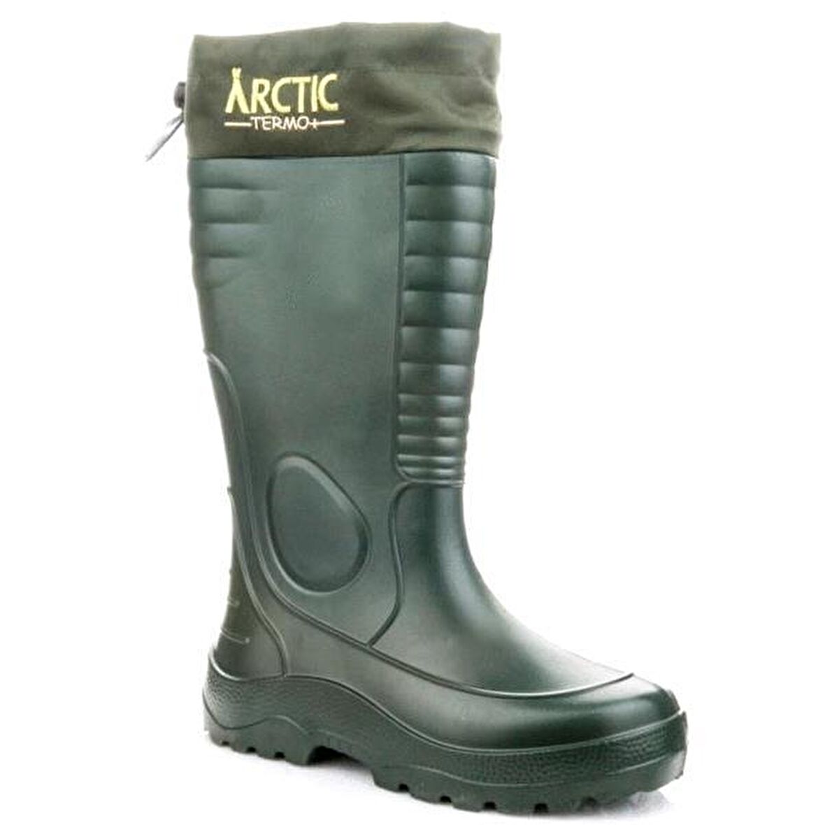 Lemigo Arctic 875 Ortopedik Bağcıksız Su Geçirmez Erkek Yeşil Eva Outdoor Dizaltı Yağmur Çizmesi 