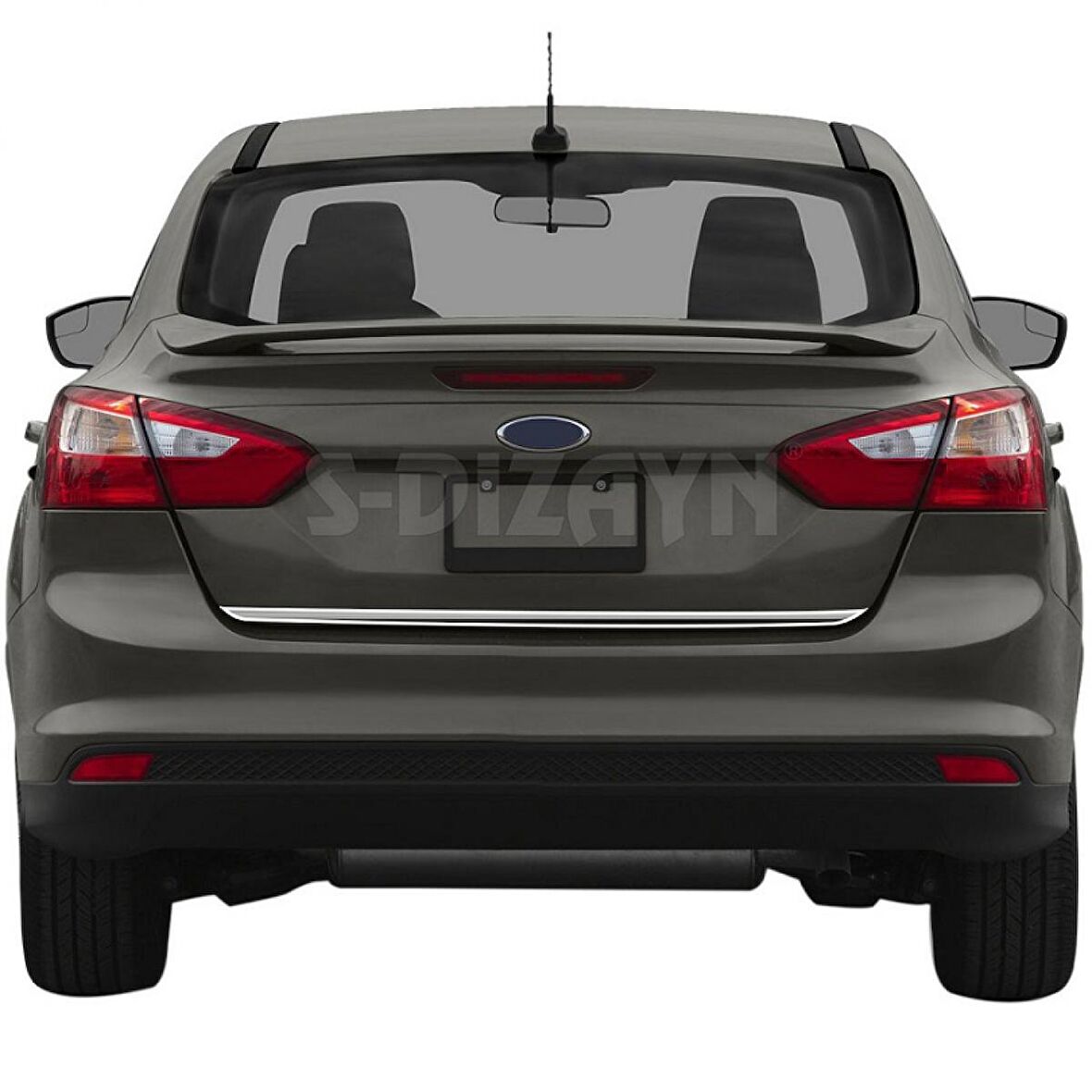 Paspasgarajı Ford Focus 3 Sd Krom Bagaj Alt Çıtası 2014-2018