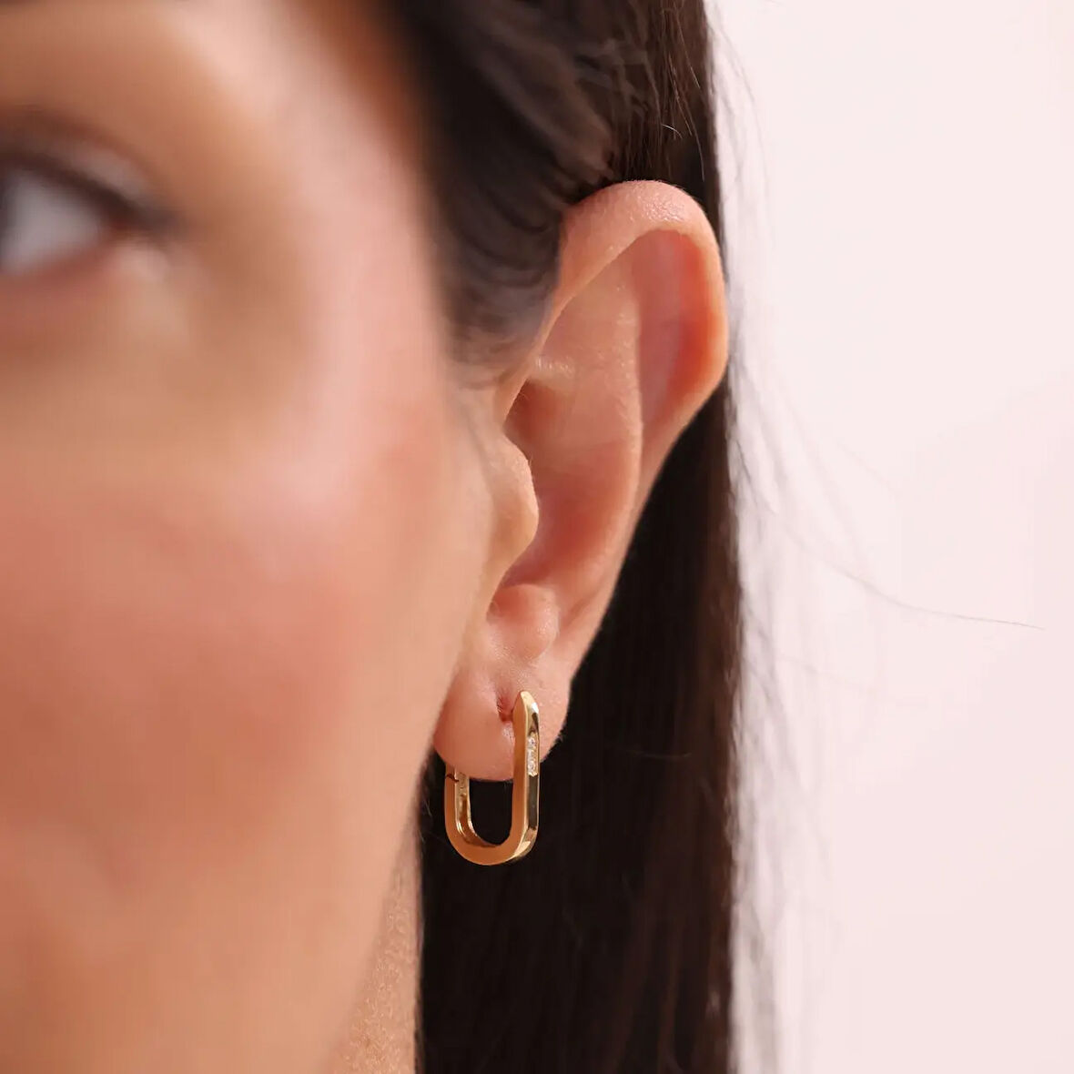 Nisera Orbit Altın Küpe