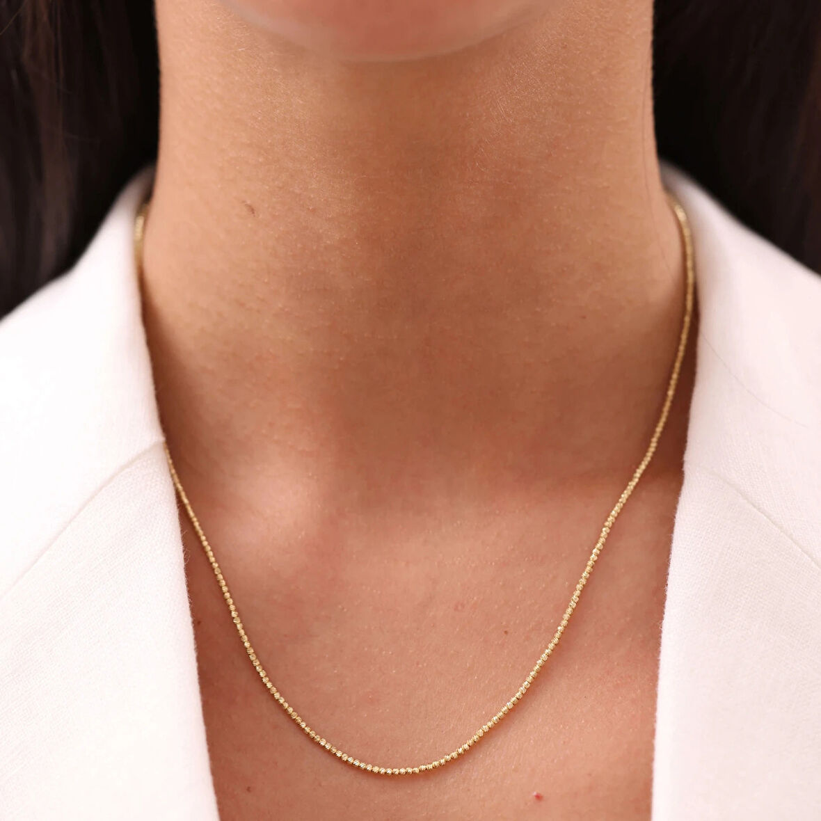 Altın Dorika Zincir Kolye