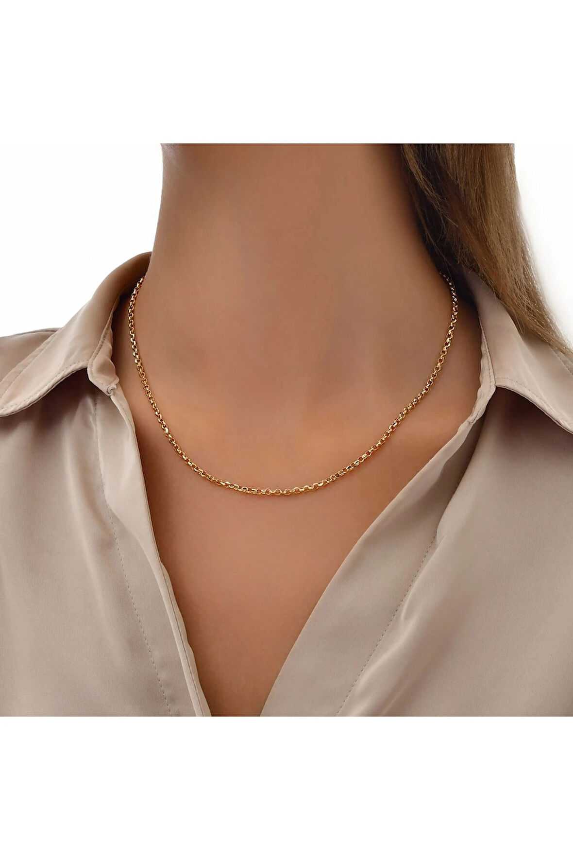 Dodge - Doç Altın Zincir Kolye