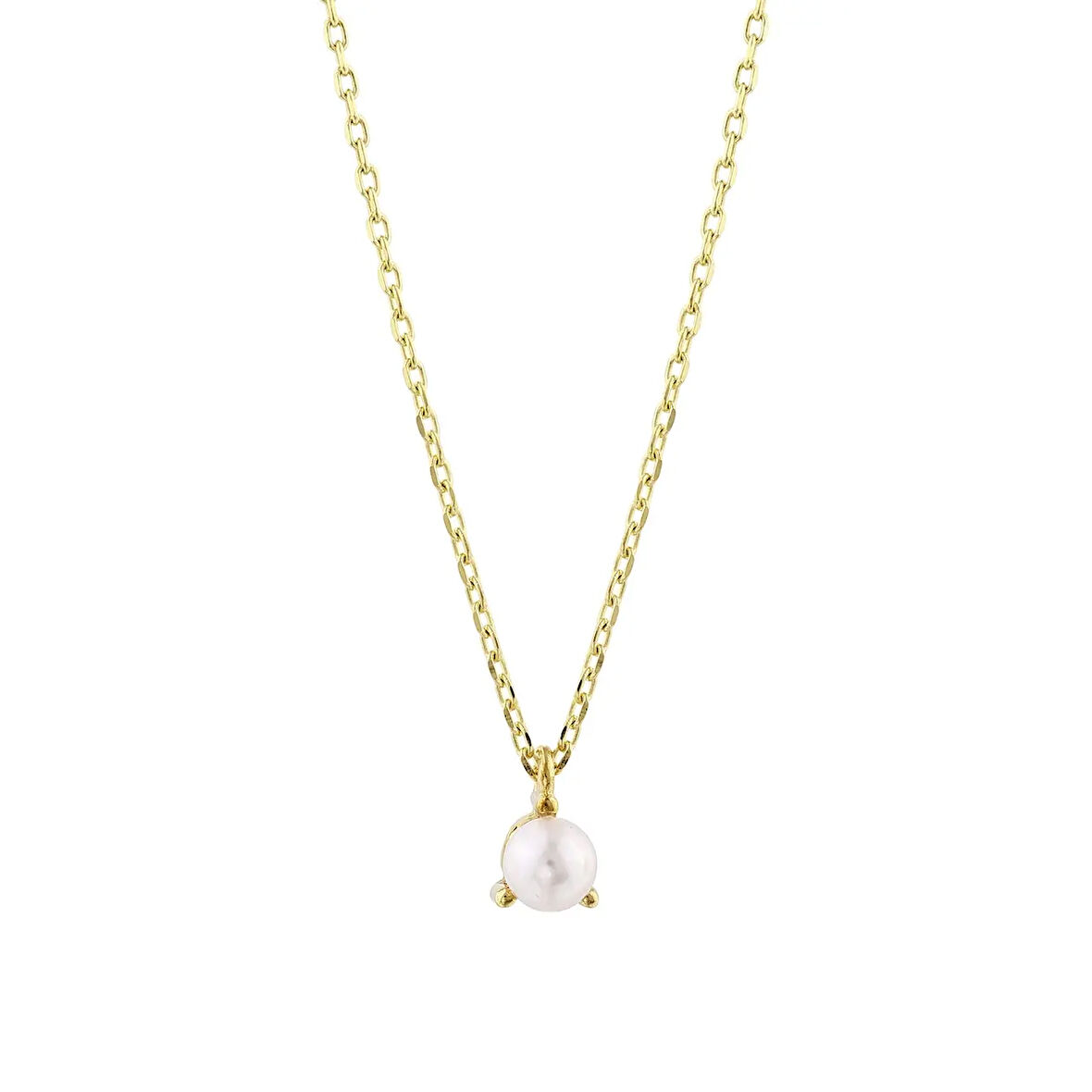 Nisera Minimal Pearl Altın Kolye