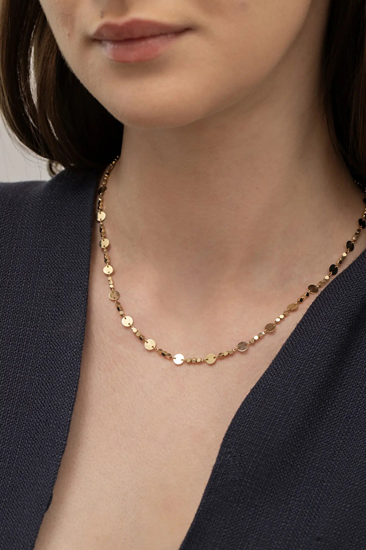 Pullu Dorika Altın Zincir