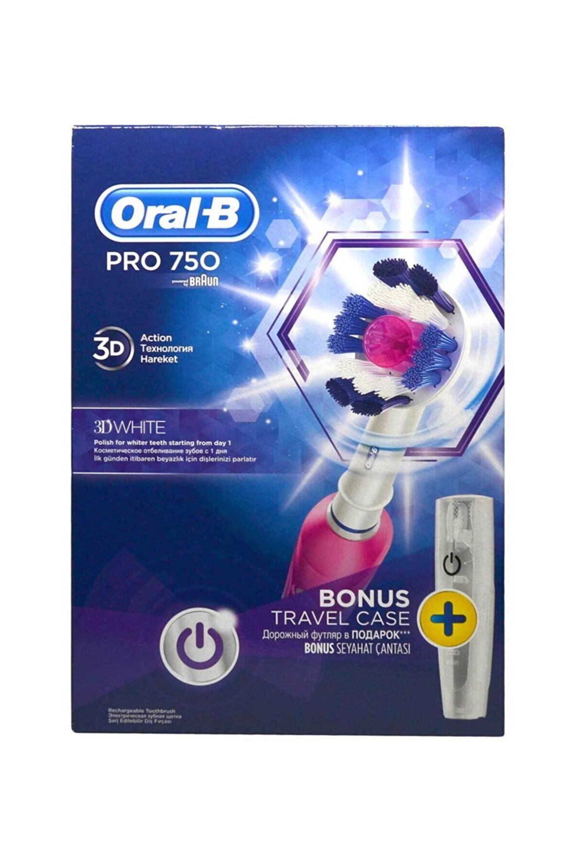 Pro 750 Şarj Edilebilir Diş Fırçası 3d White