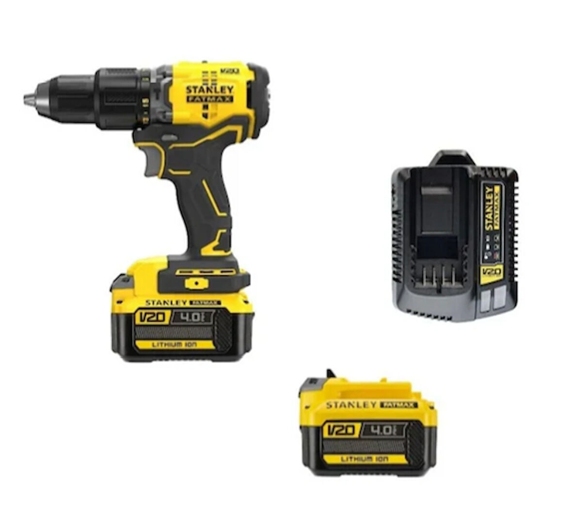 Stanley Fatmax SBD715B 18 V 4.0 AH Çift Akülü Darbeli Vidalama Makinesi