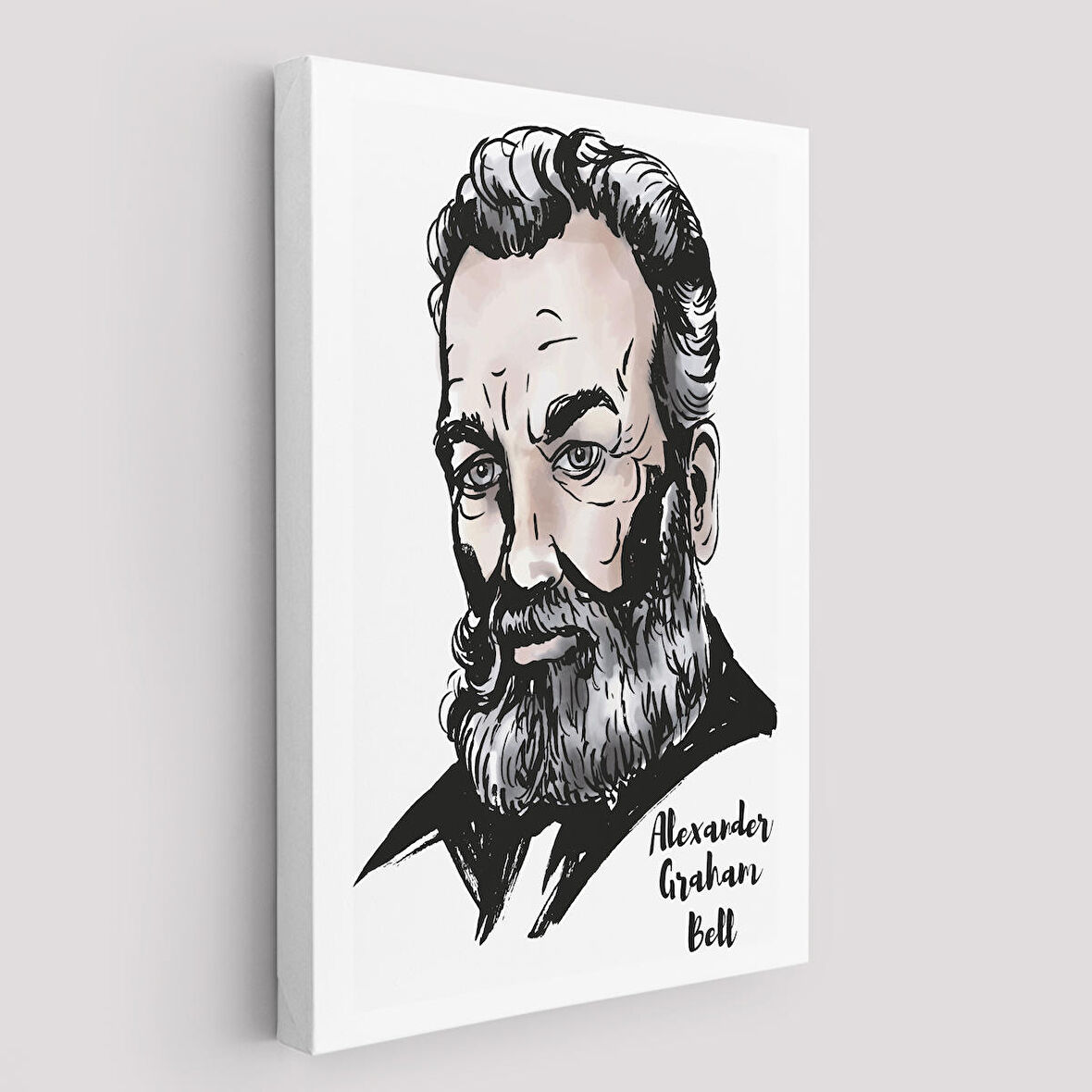 Alexander Graham Bell Dekoratif Kanvas Tablo-5916