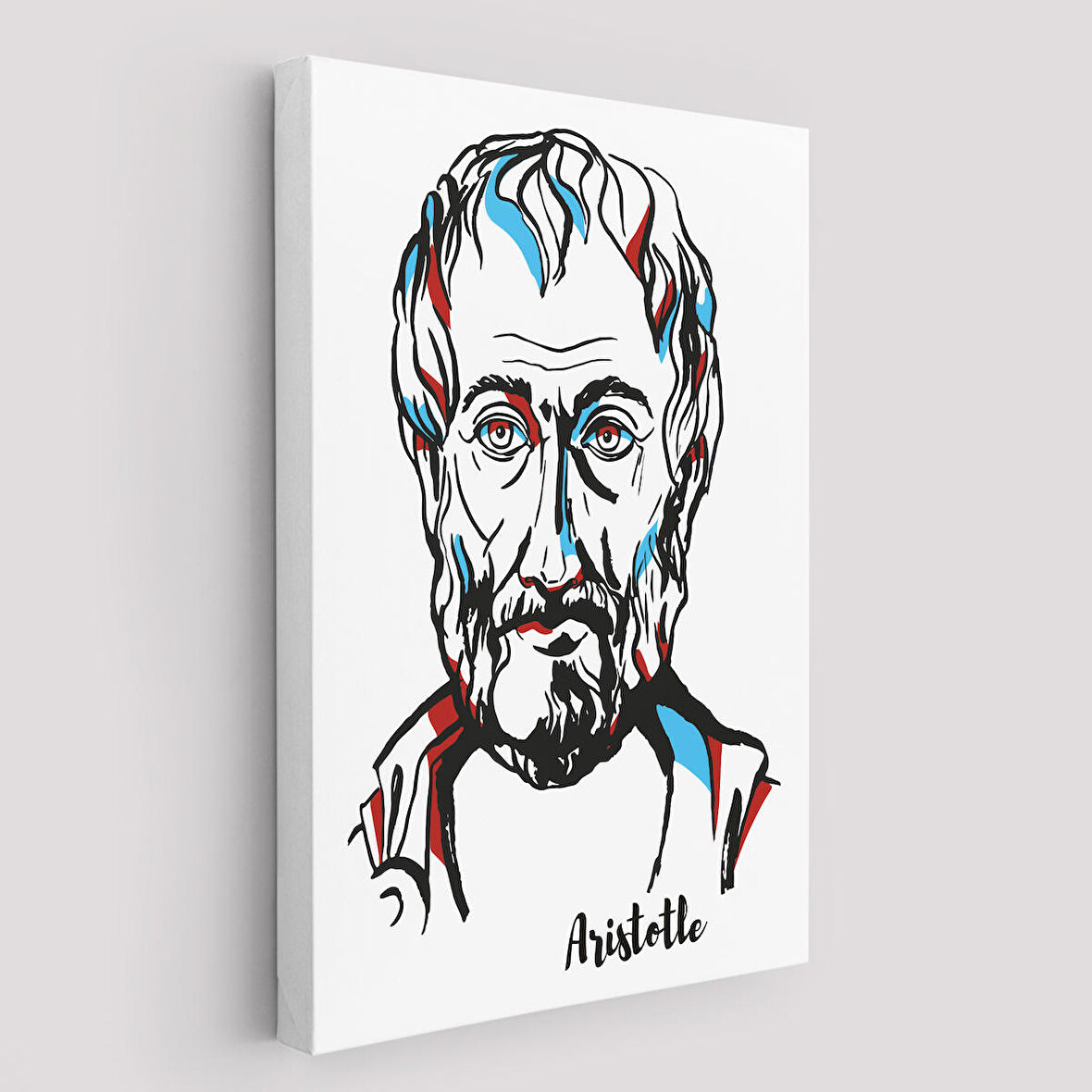 Aristoteles Dekoratif Kanvas Tablo-5919
