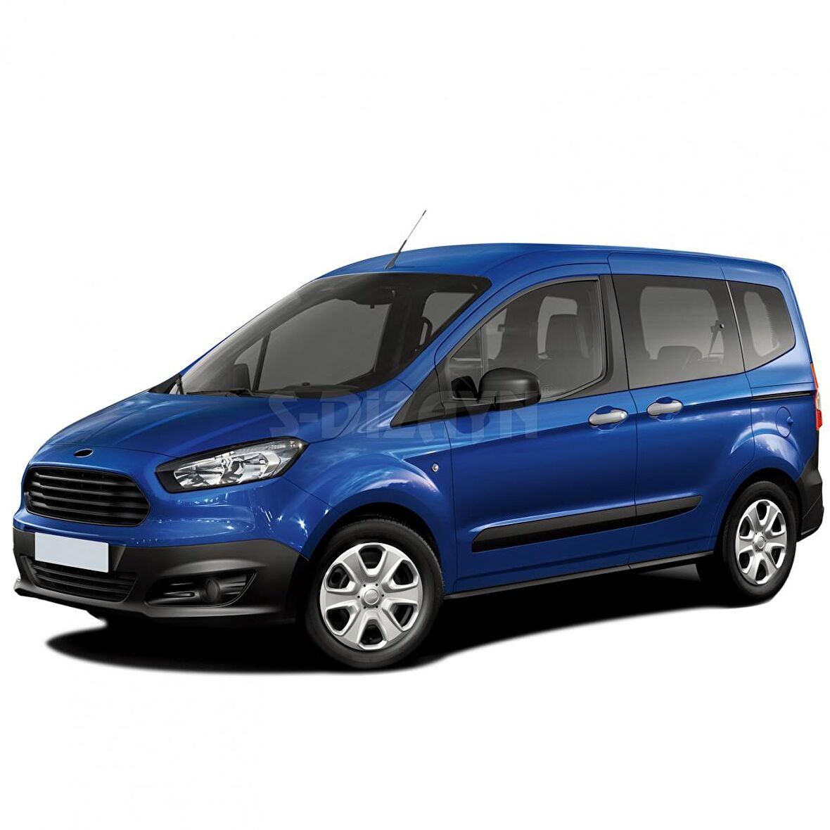 S-Dizayn Ford Courier Krom Kapı Kolu 4 Kapı 2014 Üzeri
