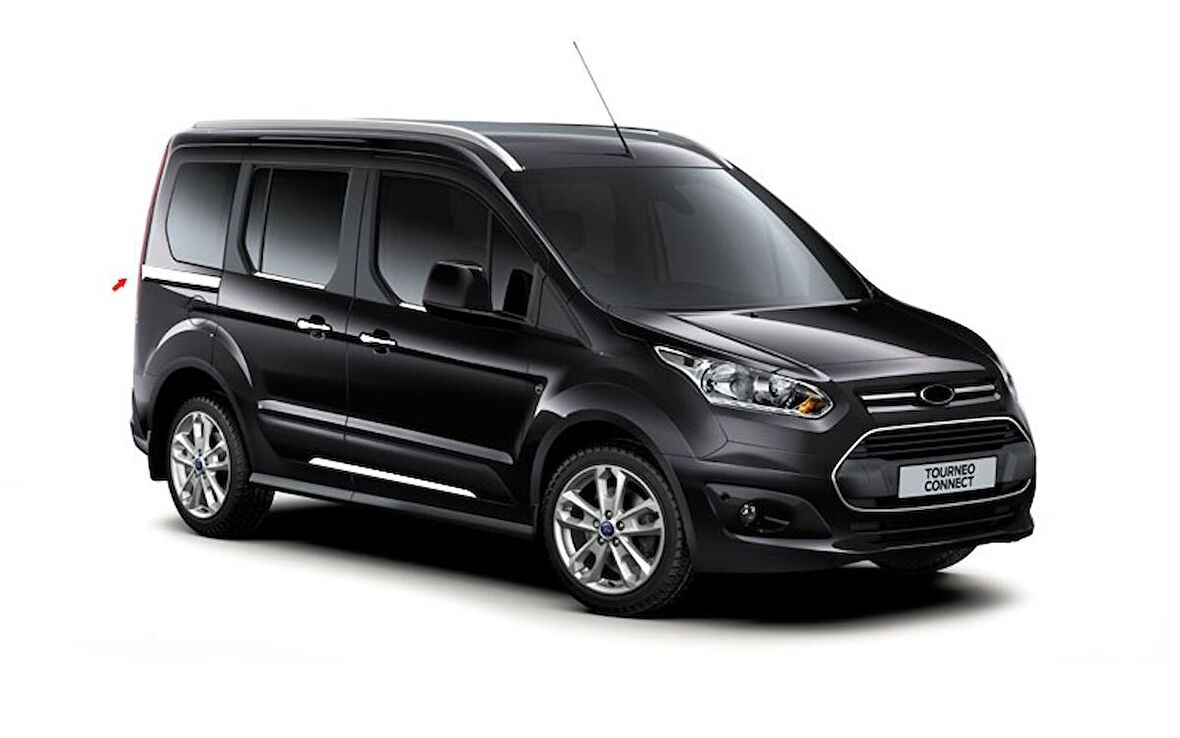 S-Dizayn Ford Connect Krom Sürgü Kapı Çıtası 2 Prç. 2014 Üzeri
