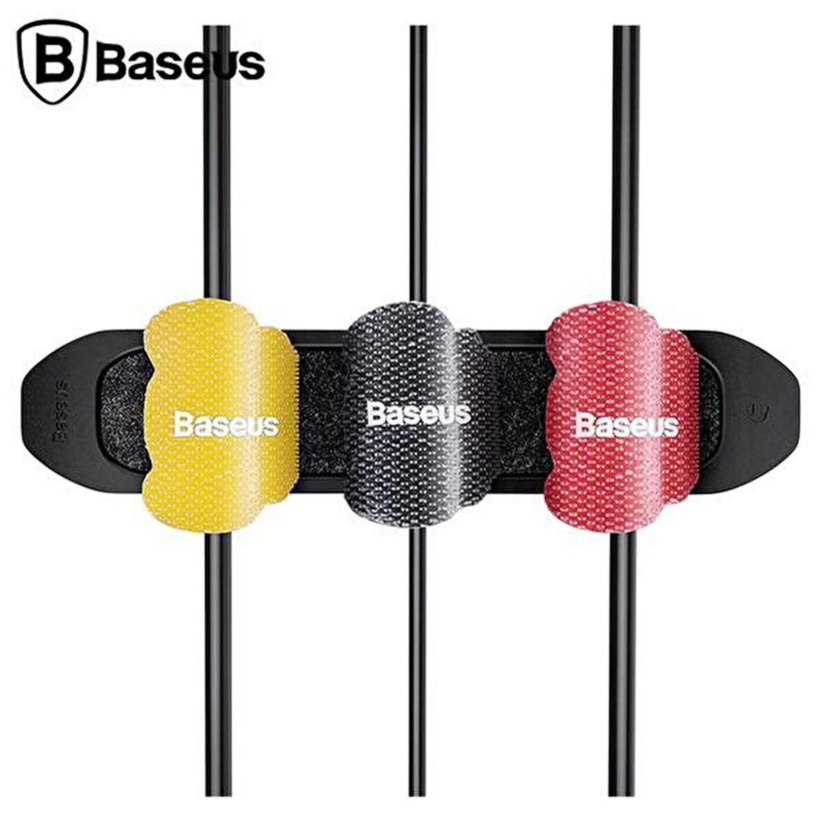 Baseus Cable Fixer Kit Kablo Organizatör Tutucu Ve Ayrıştıcı