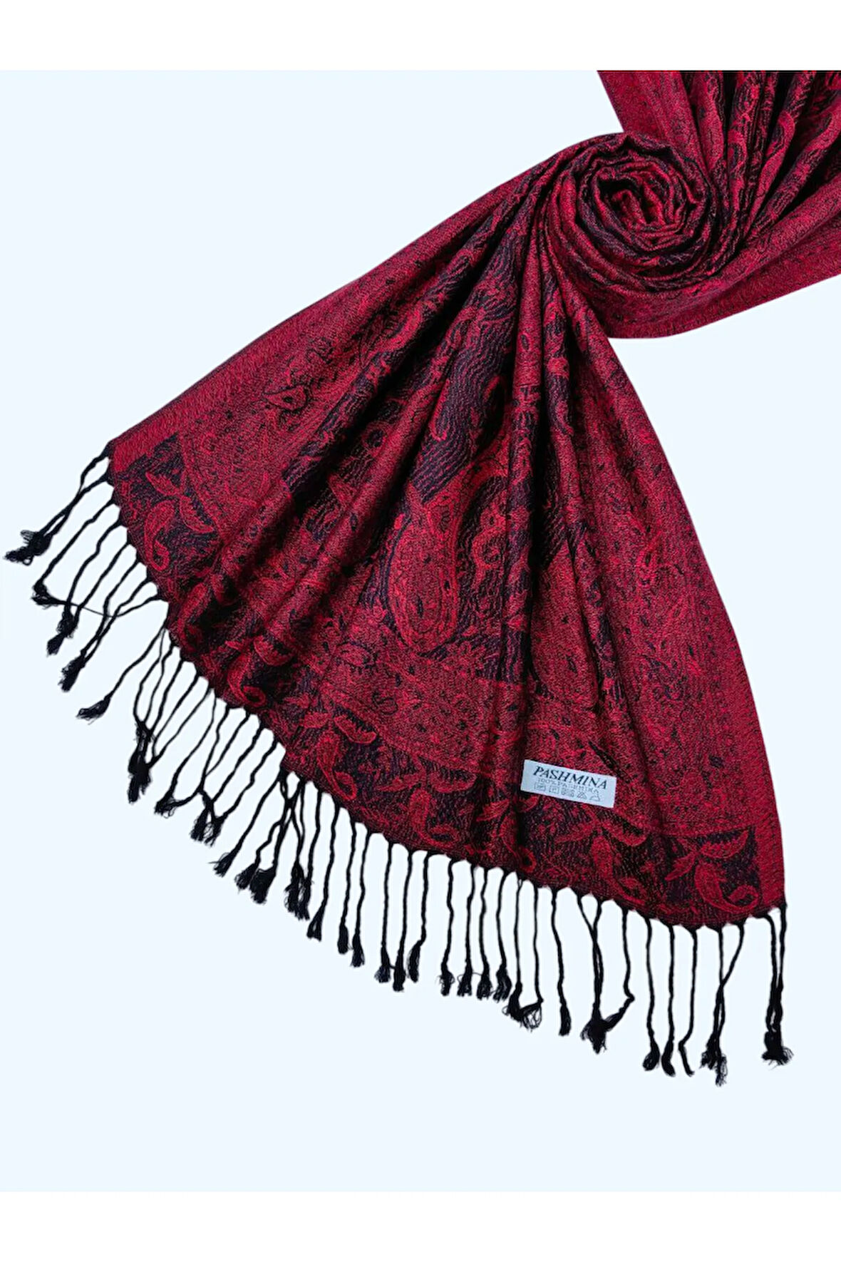 Işıl İpek - Etnik Desen Paşmina Şal 75x190