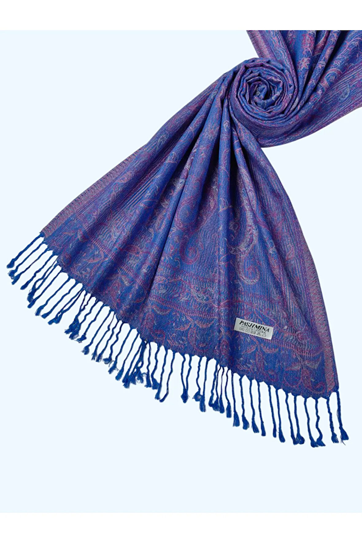 Işıl İpek - Etnik Desen Paşmina Şal 75x190