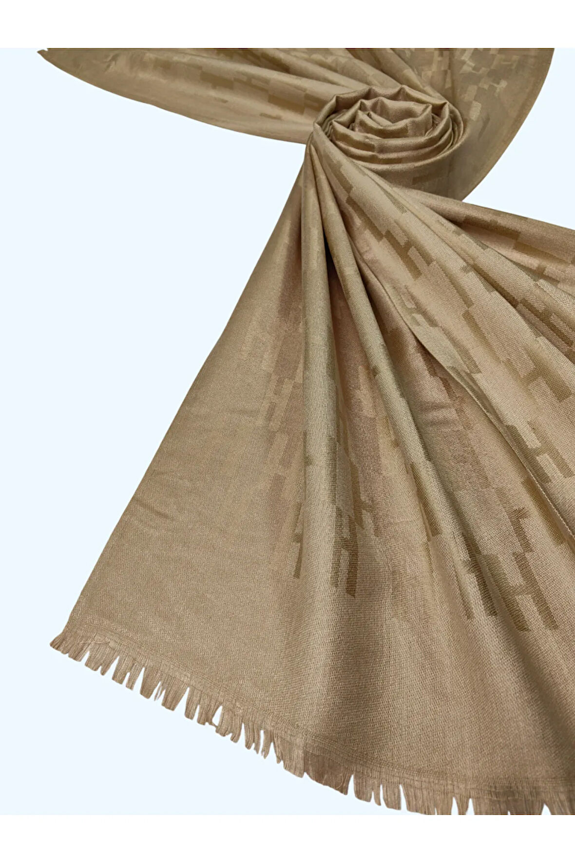 Işıl İpek - H Desen Kaşmir İpek Şal 75x190 cm