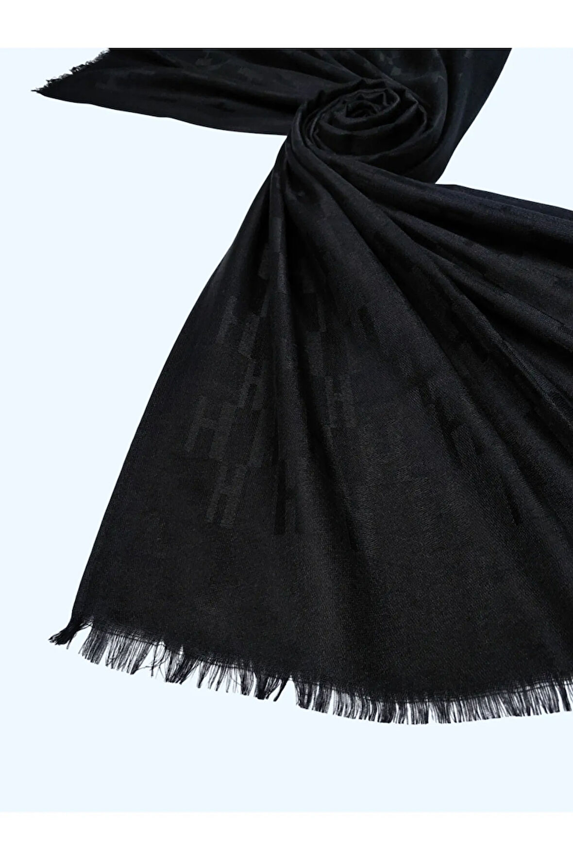 Işıl İpek - H Desen Kaşmir İpek Şal 75x190 cm