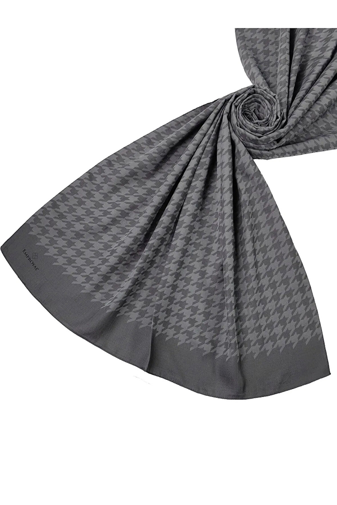 Emproyal Kaz Ayağı Desen Siena Şal