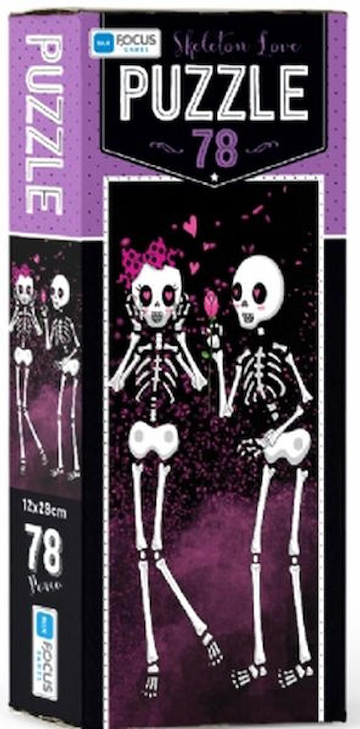 Blue Focus Skeleton Love - Puzzle 78 Parça