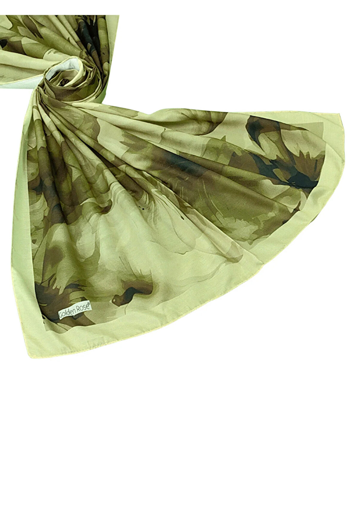 Ecenur Çiçek Desenli Soft Pamuk Şal 75x190 cm – Dört Mevsim Kullanıma Uygun