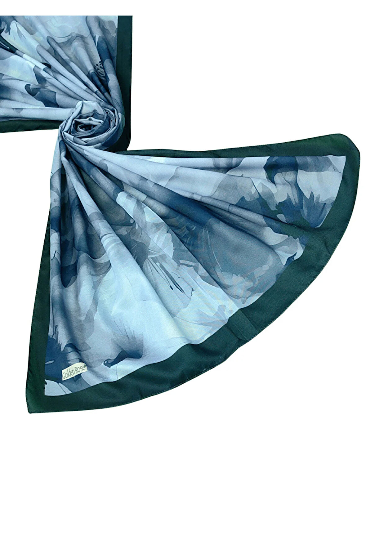 Ecenur Çiçek Desenli Soft Pamuk Şal 75x190 cm – Dört Mevsim Kullanıma Uygun