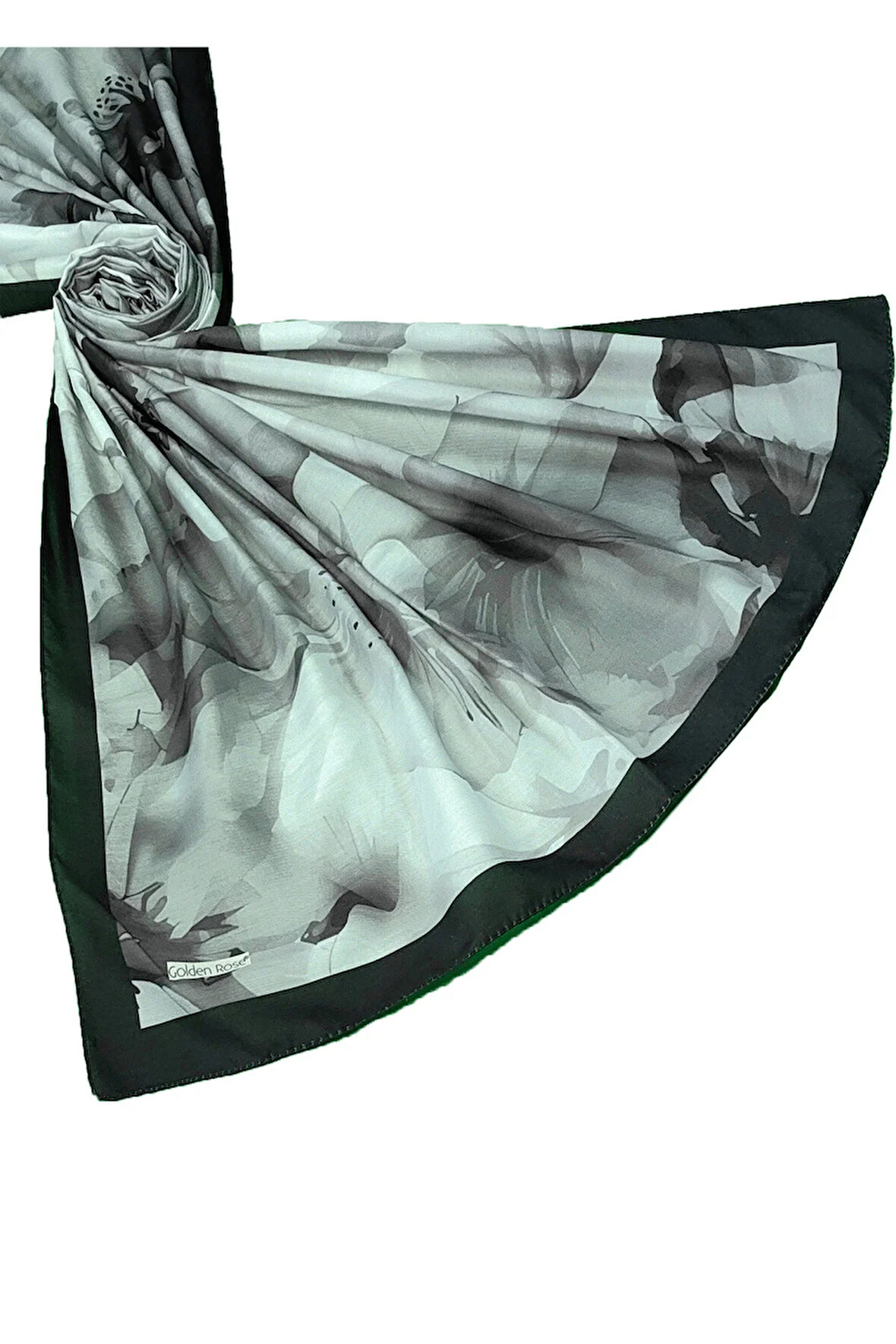 Ecenur Çiçek Desenli Soft Pamuk Şal 75x190 cm – Dört Mevsim Kullanıma Uygun