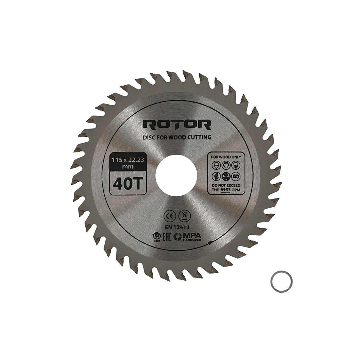 Ahşap kesme diski ROTOR 115*22,23 40T