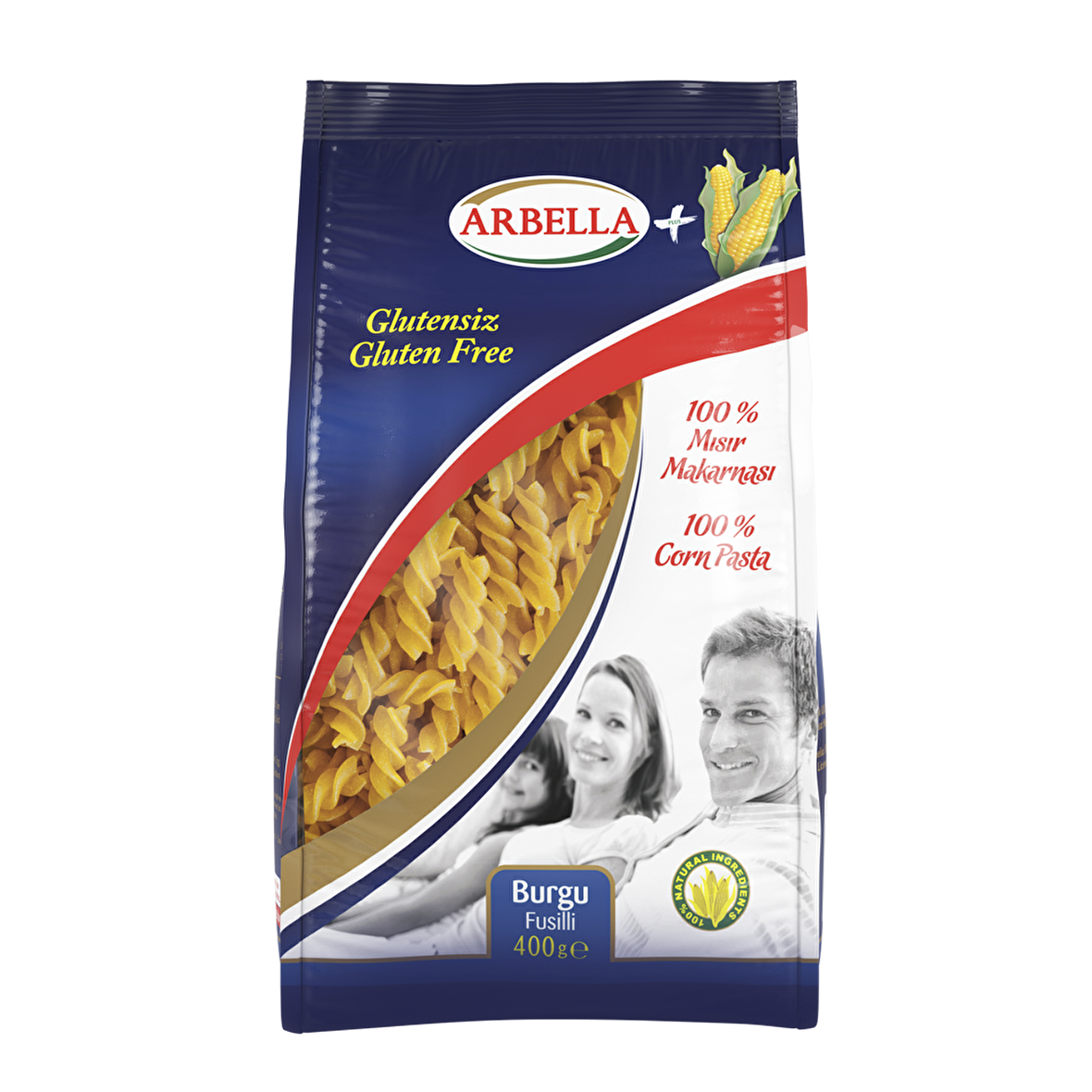 GLUTENSİZ BURGU MAKARNA ARBELLA 400 GR