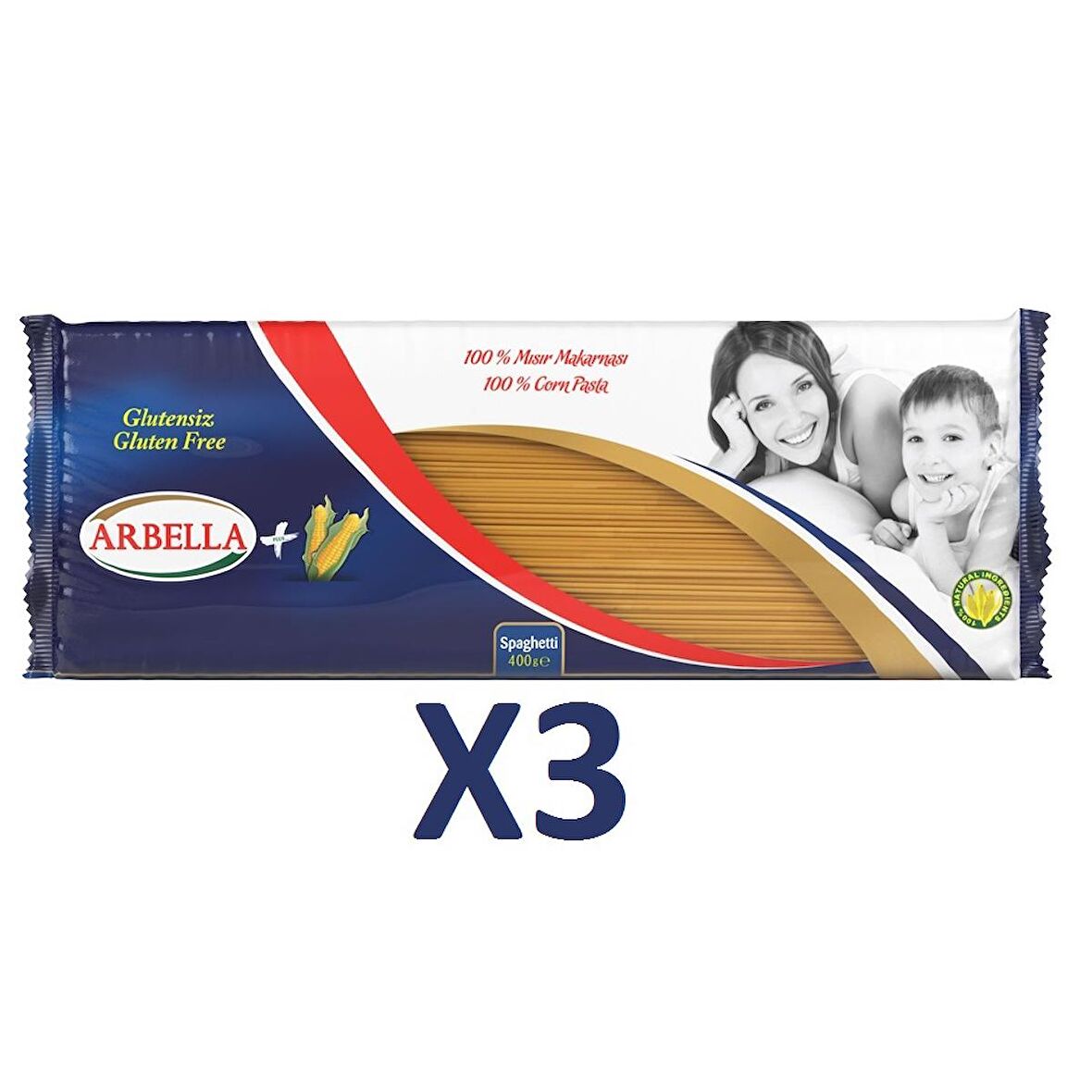 Arbella Glutensiz Spagetti 400g X 3 Adet