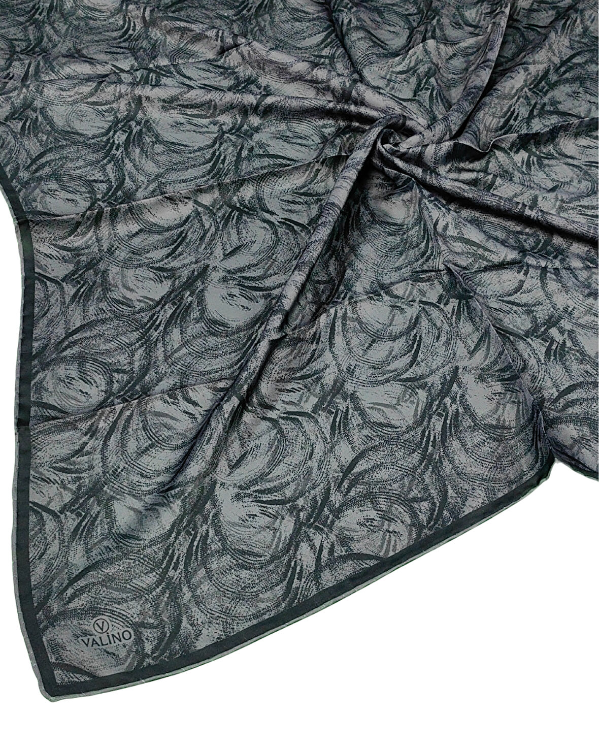Valino Desenli Şifon Eşarp – 90x90 cm