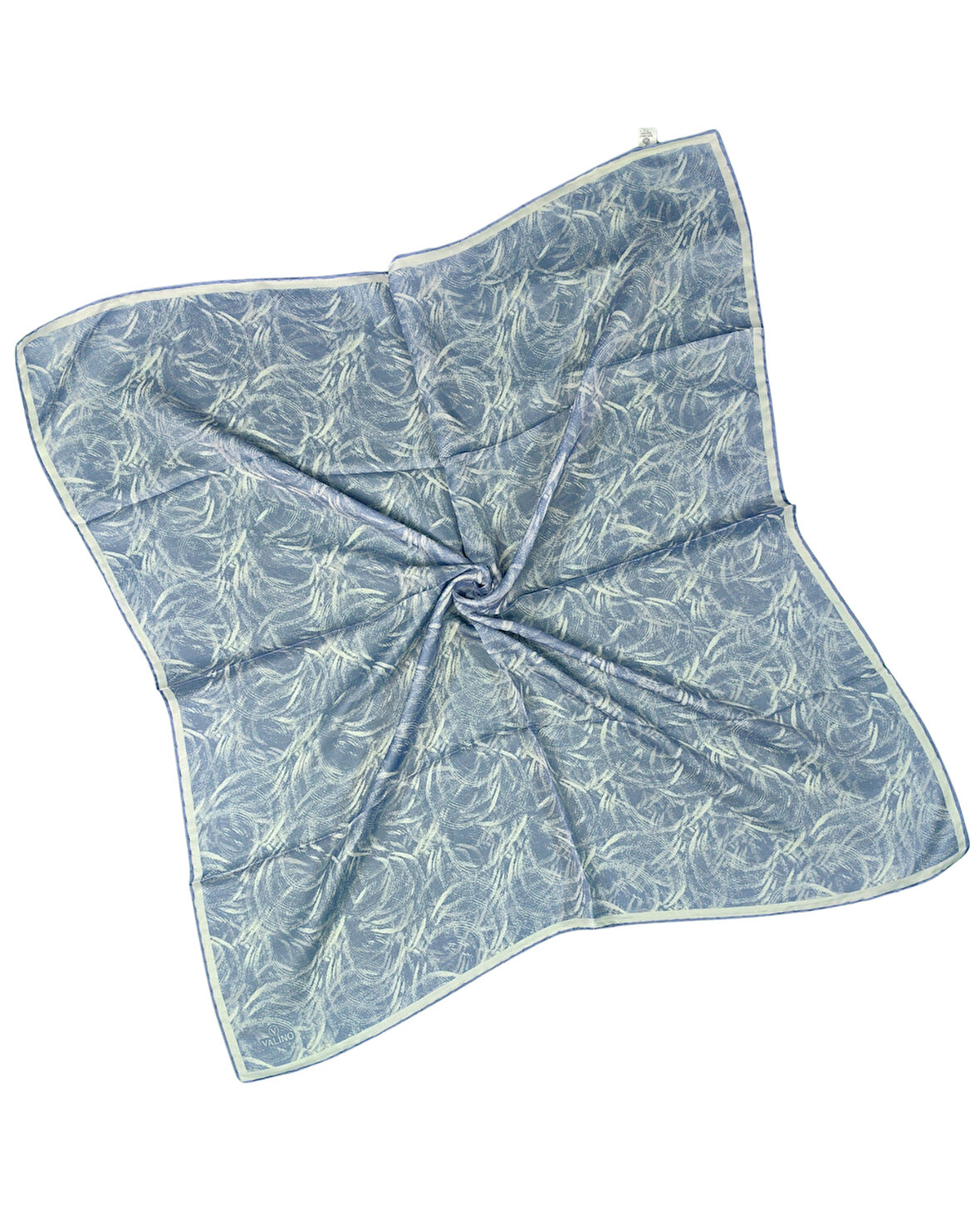 Valino Desenli Şifon Eşarp – 90x90 cm