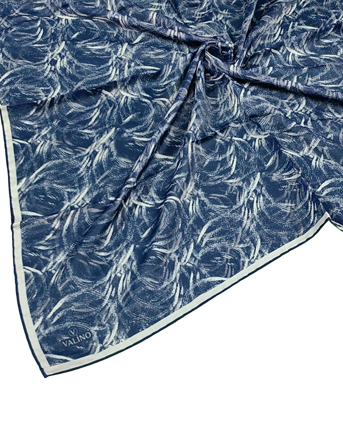 Valino Desenli Şifon Eşarp – 90x90 cm