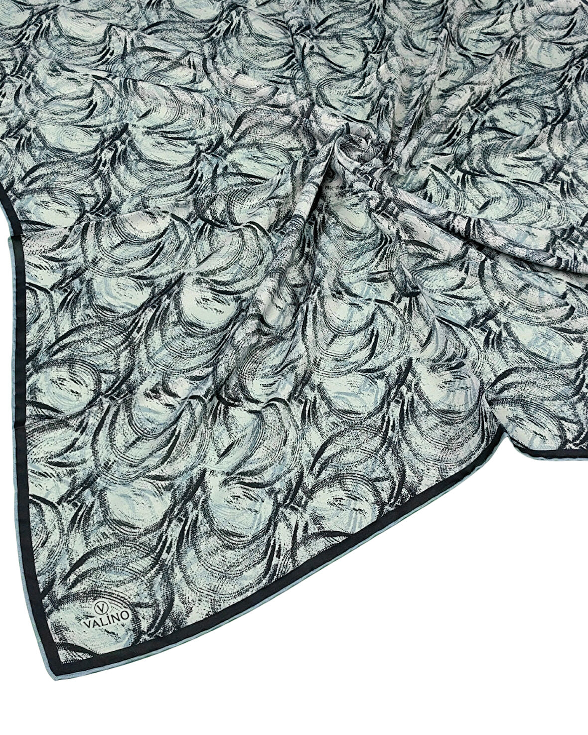 Valino Desenli Şifon Eşarp – 90x90 cm