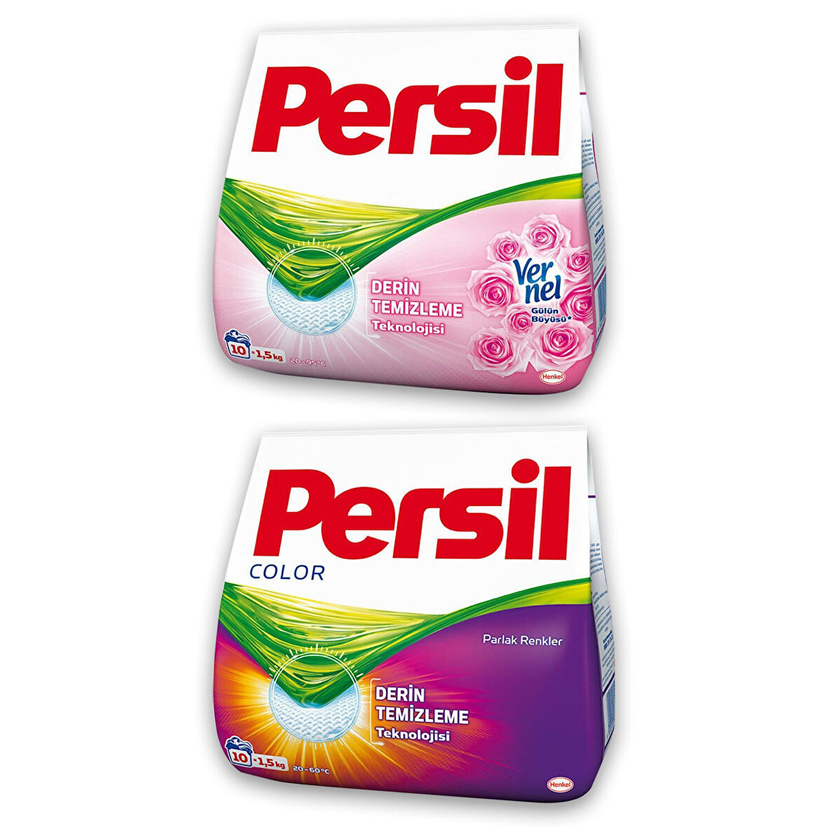 Persil Gülün Büyüsü 1500 gr ve Color Expert 1500 gr 2 li Set