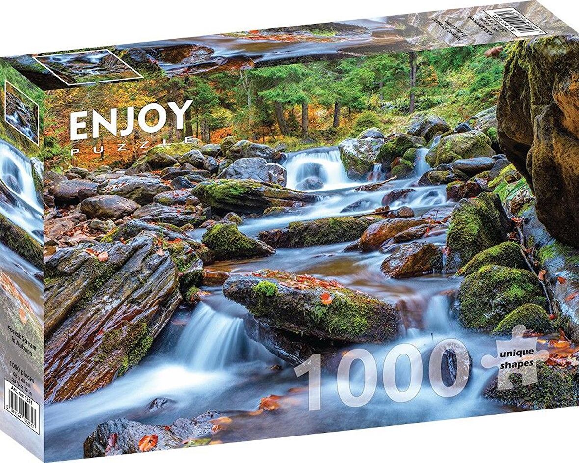 Enjoy Sonbaharda Akan Dere 14+ Yaş Küçük Boy Puzzle 1000 Parça