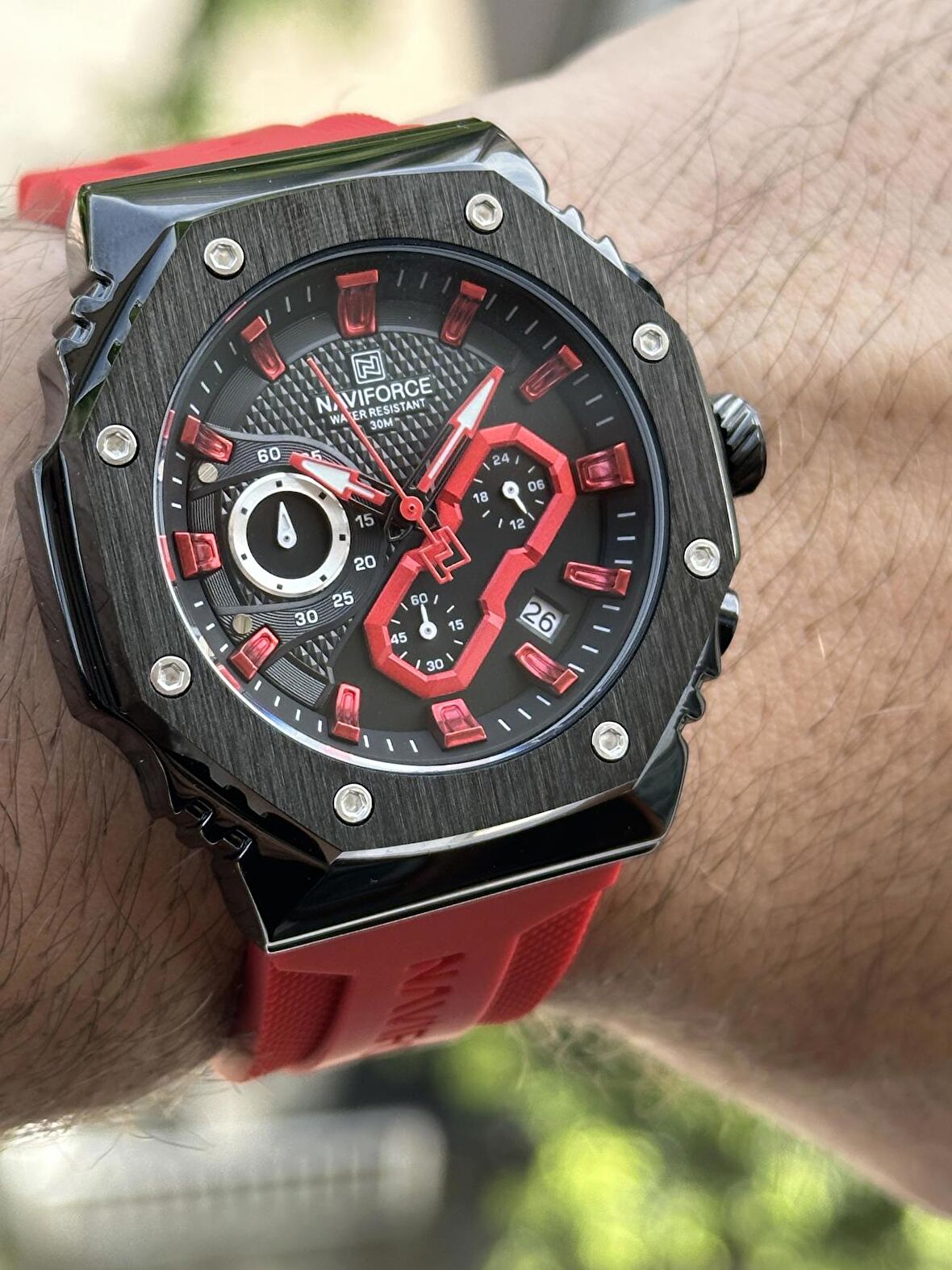 NAVİFORCE YENİ MODEL SPOR KRONOMETRELİ TAKVİMLİ ERKEK KOL SAATİ