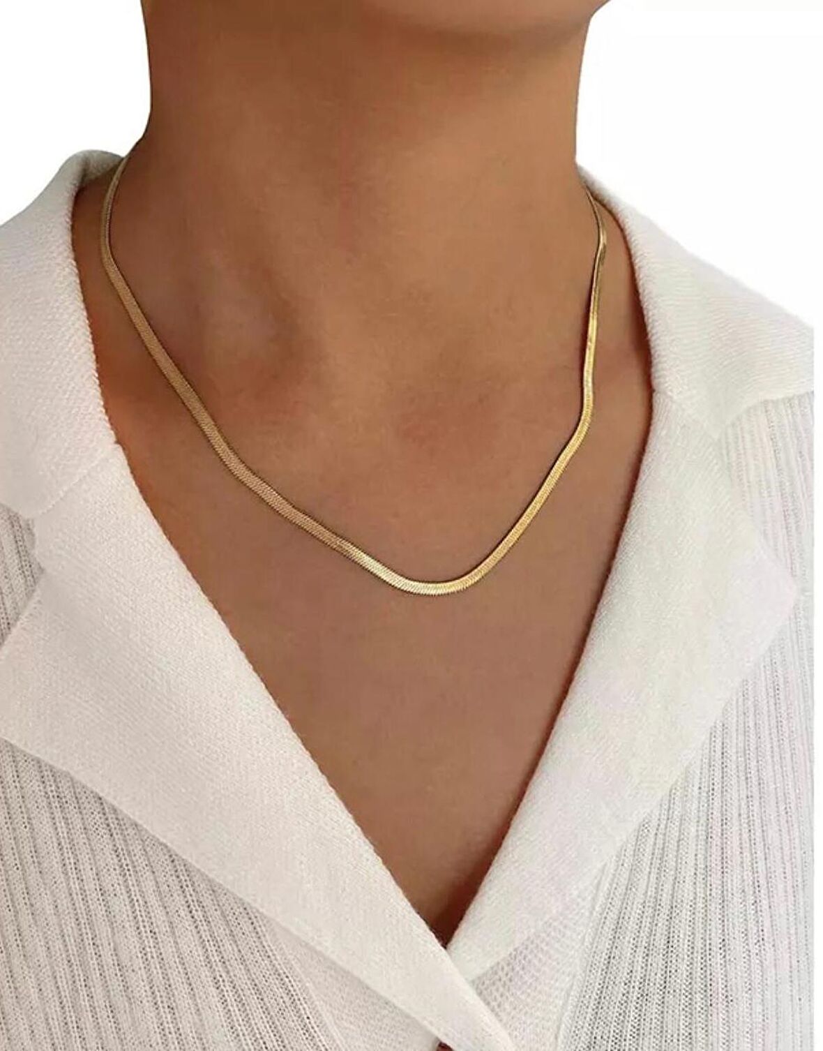 İTALYAN EZME KOLYE VİNTAGE ZİNCİR KADIN GOLD ÇELİK ÜZERİ ALTIN KAPLAMA GARANTİ BELGELİ