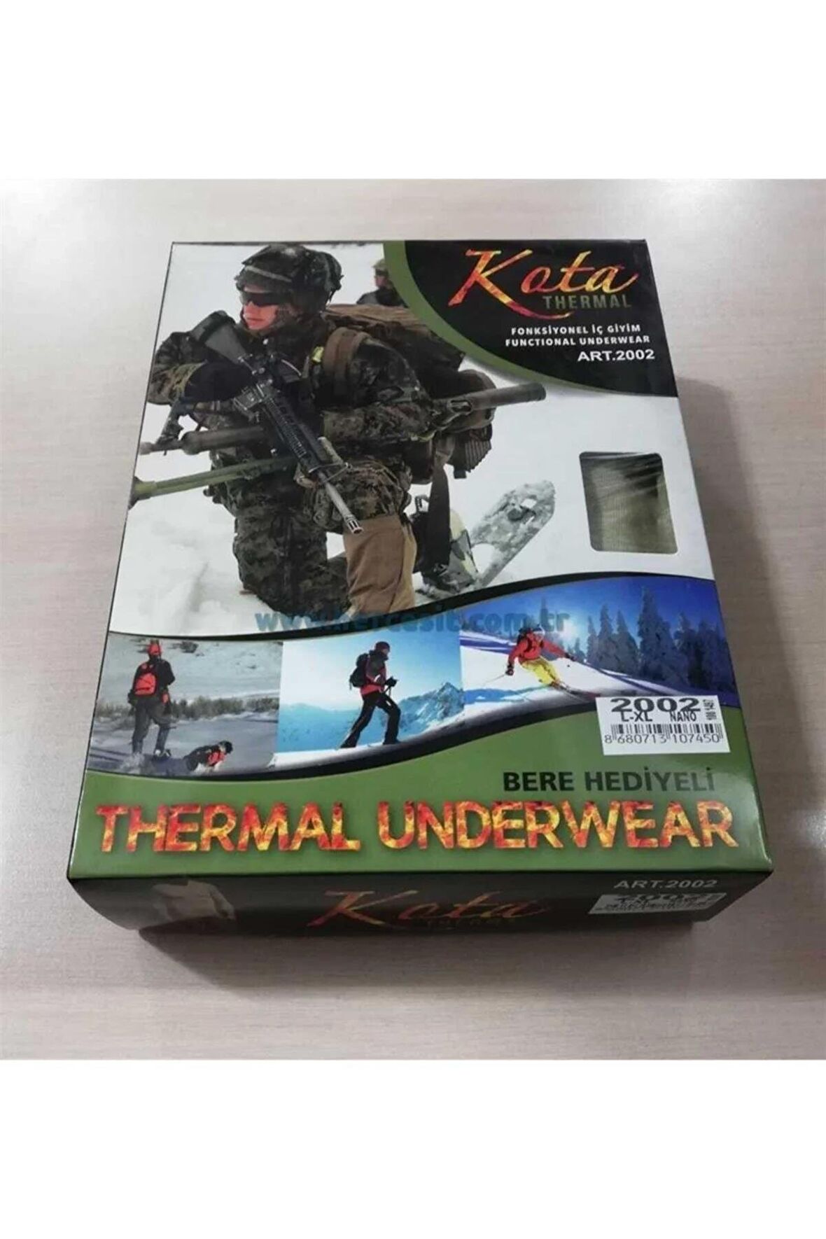 Erkek Haki Asker Termal Içlik Takımı